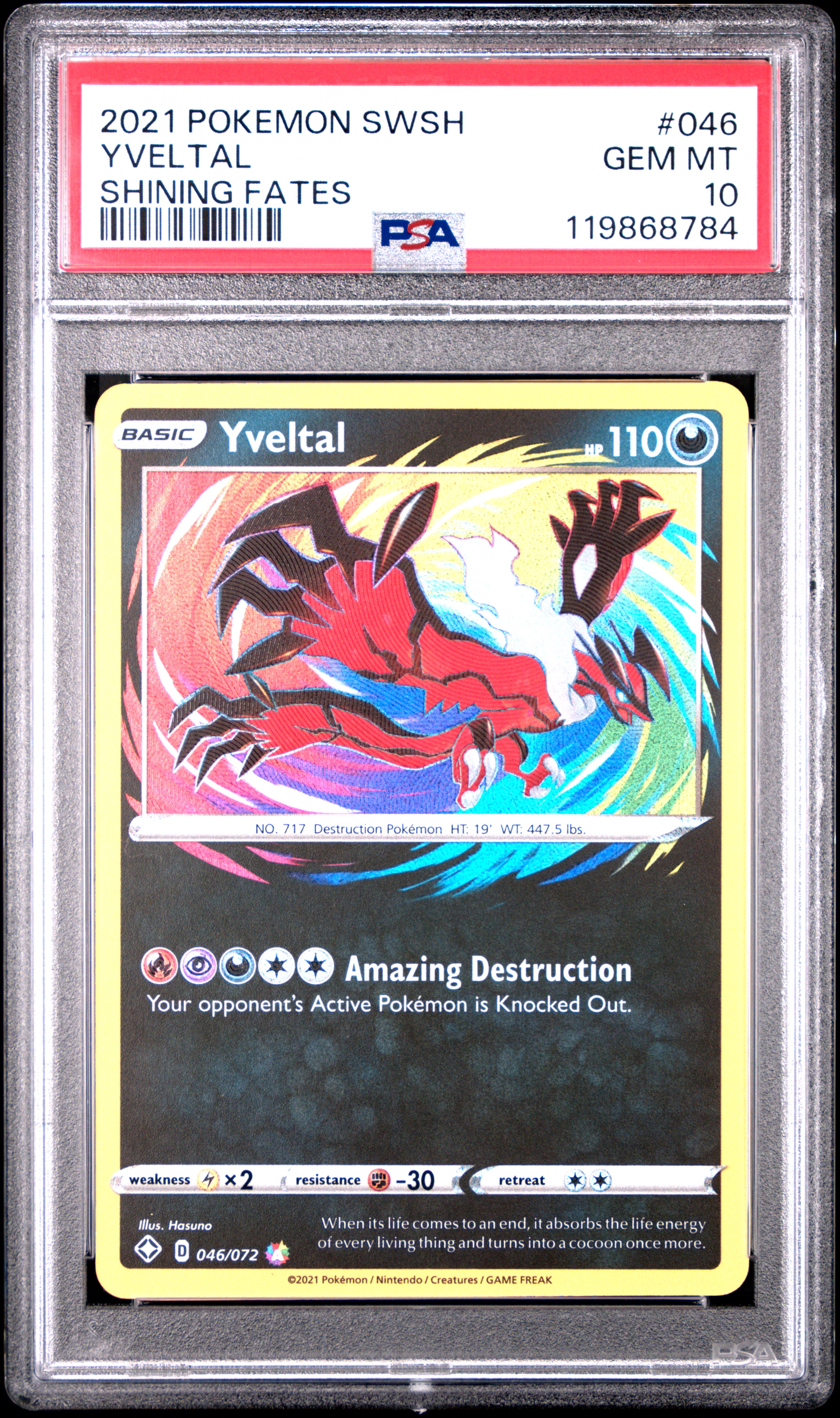 Yveltal card artwork