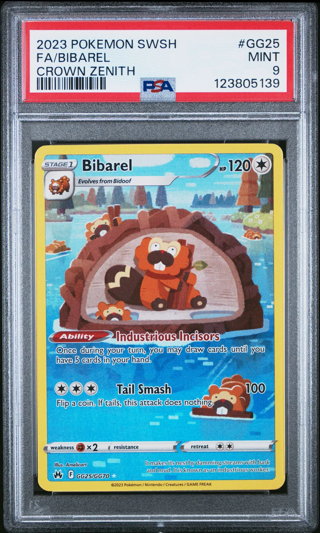 Full Art/Bibarel card artwork
