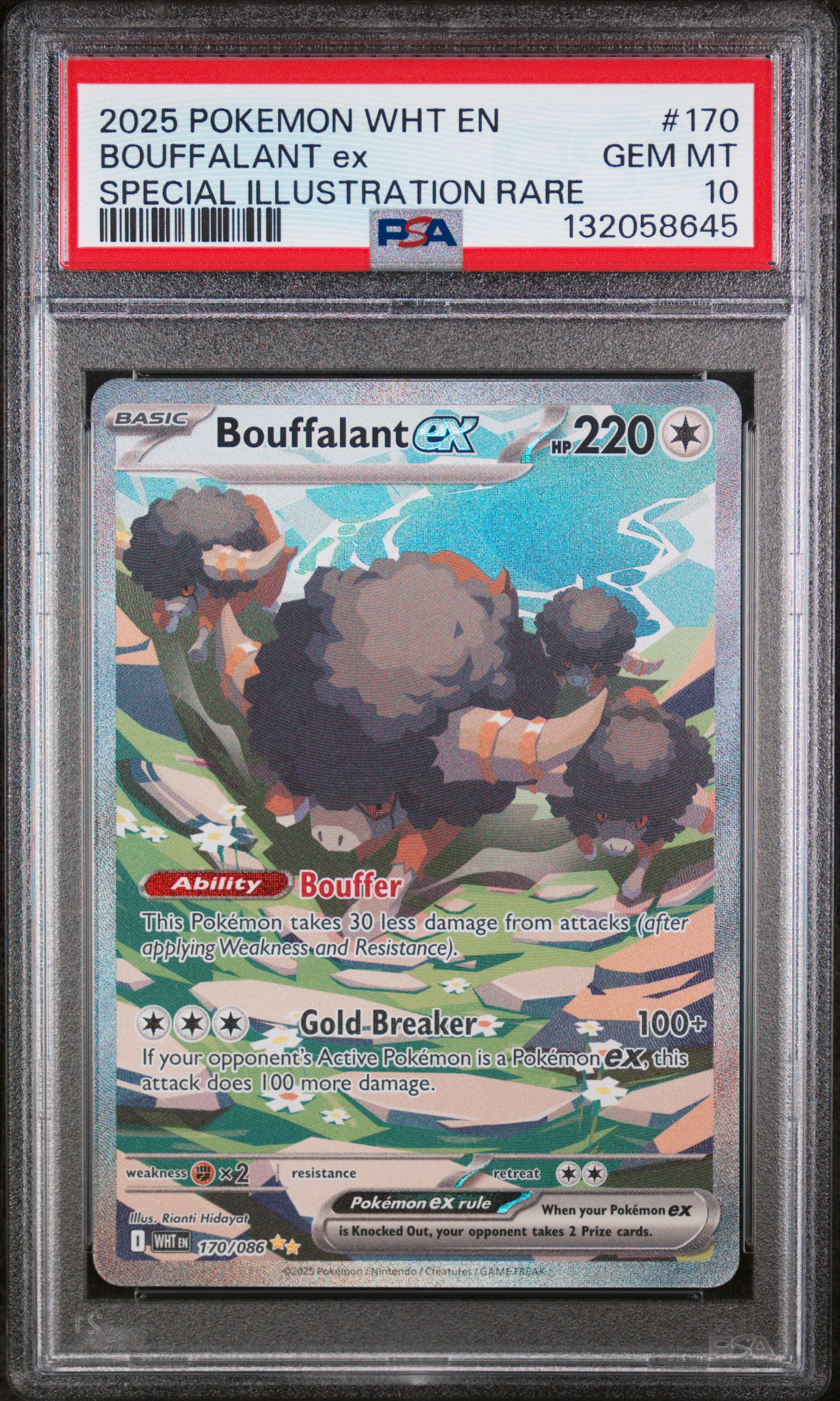 Bouffalant EX card artwork