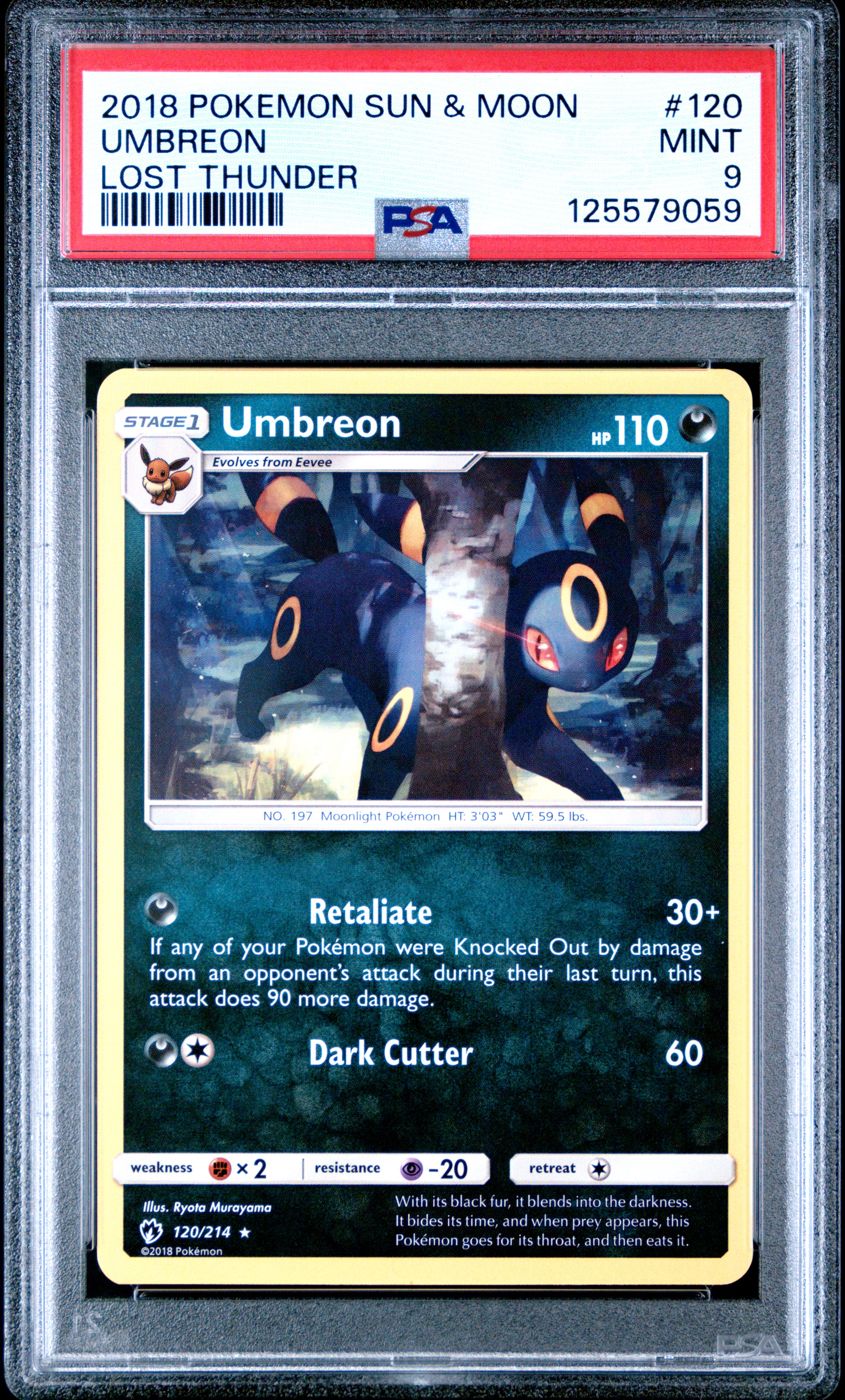 Umbreon card artwork