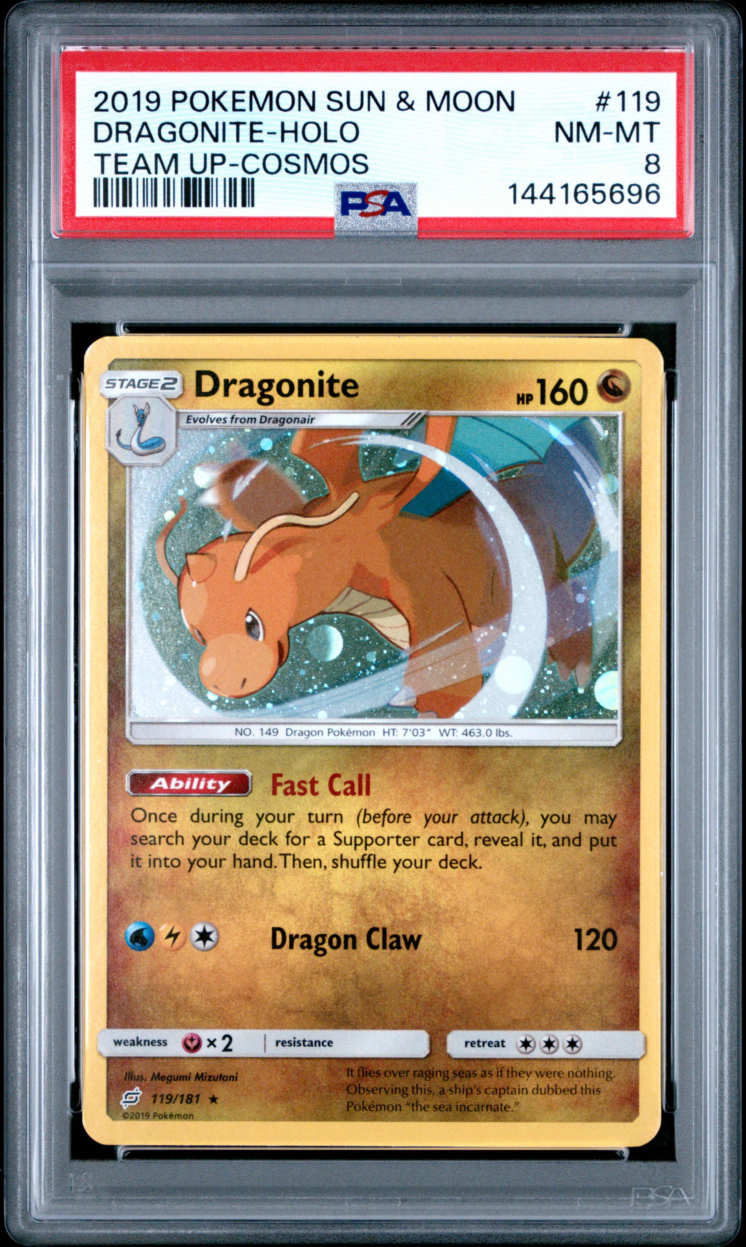 Dragonite-Holo card artwork