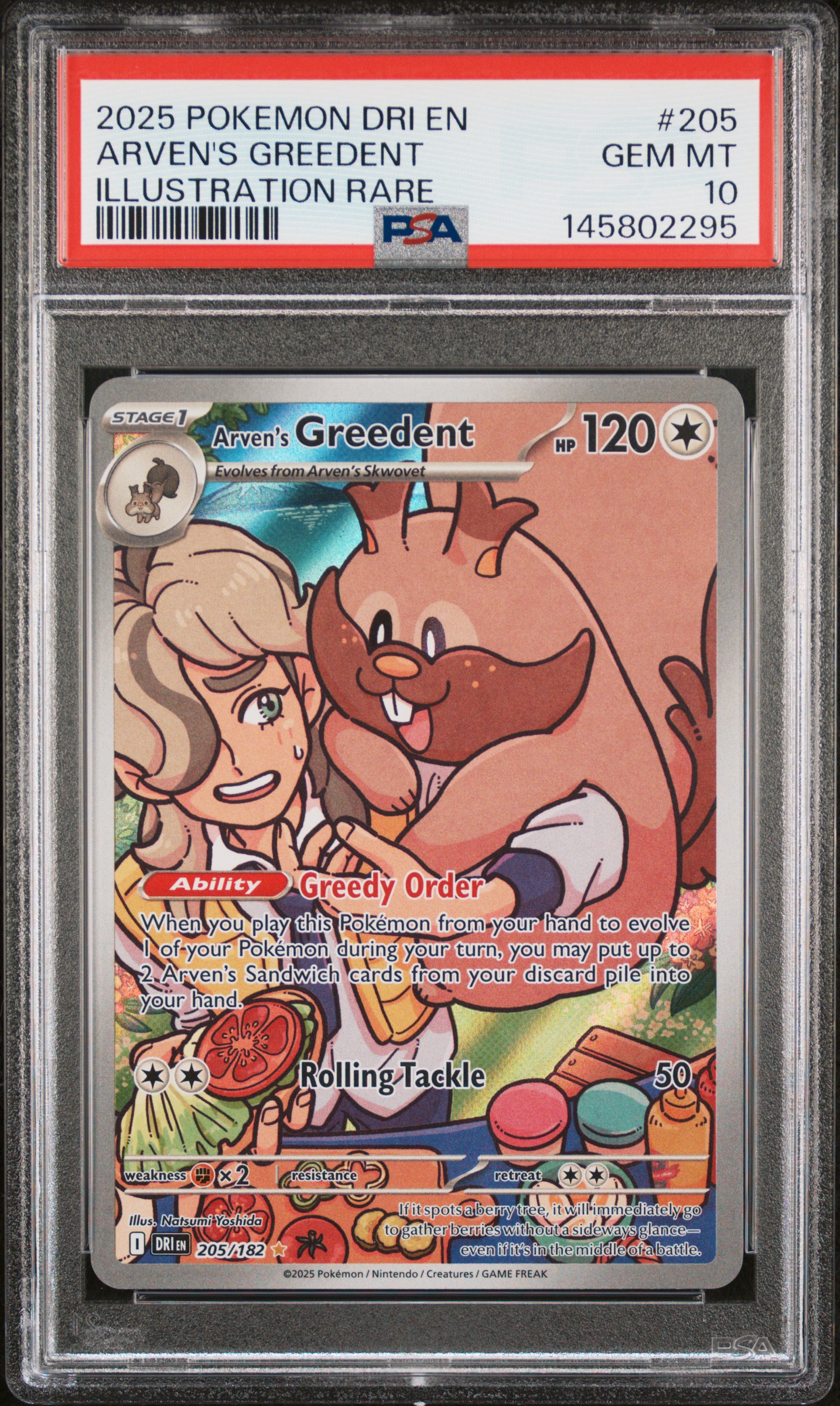 Arven's Greedent card artwork