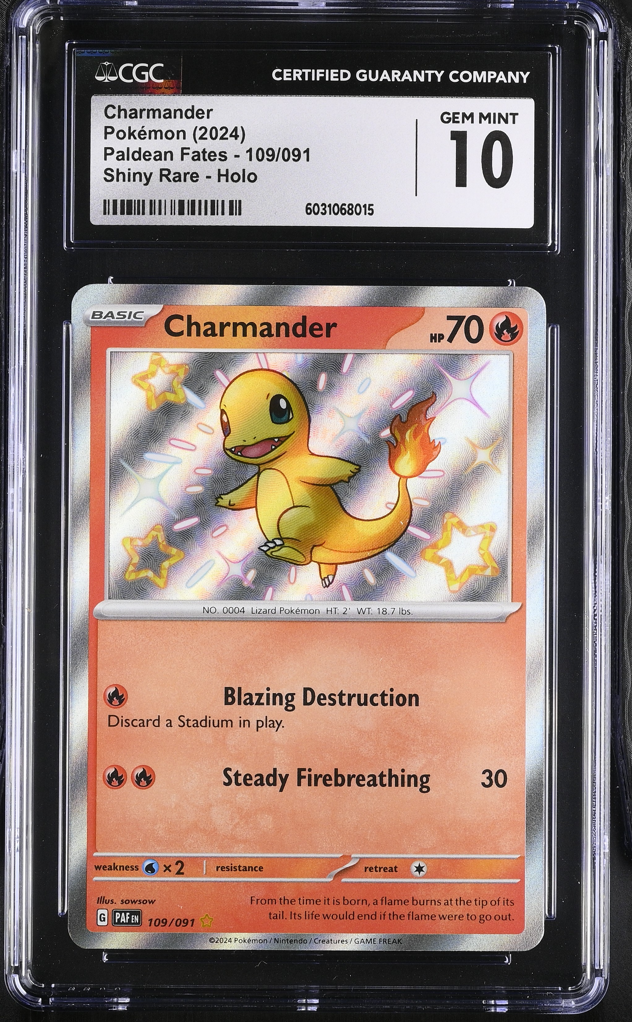 Charmander card artwork