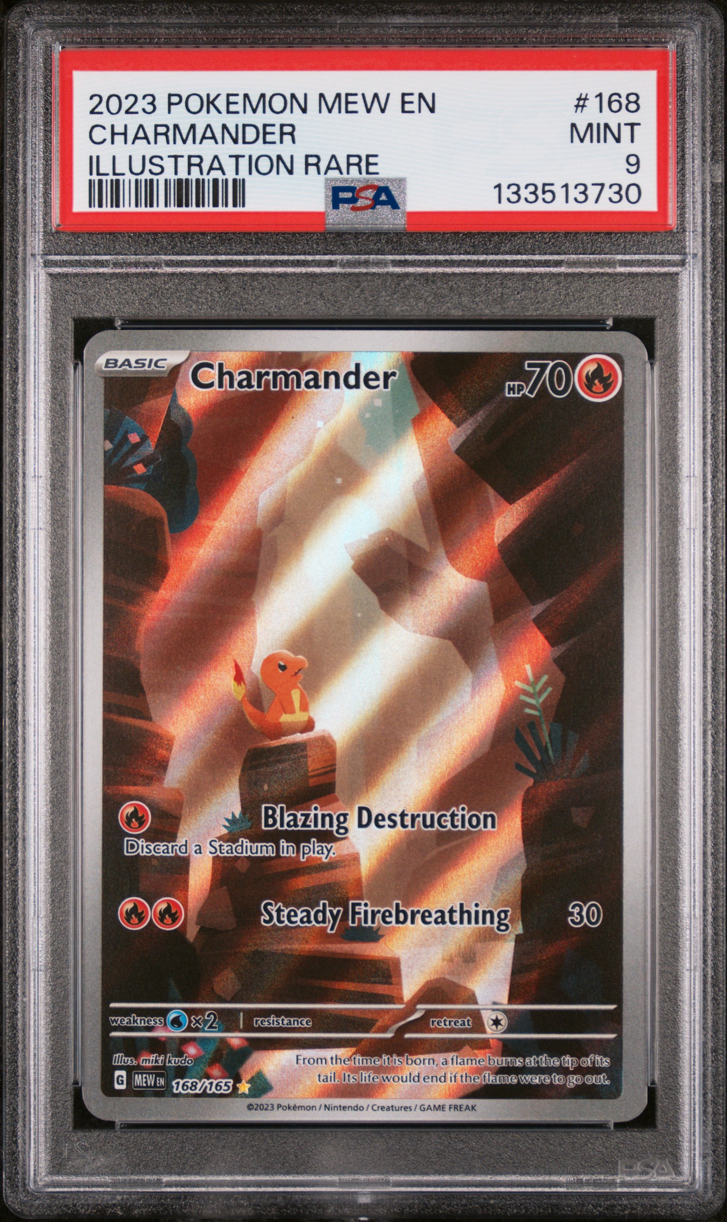 Charmander card artwork