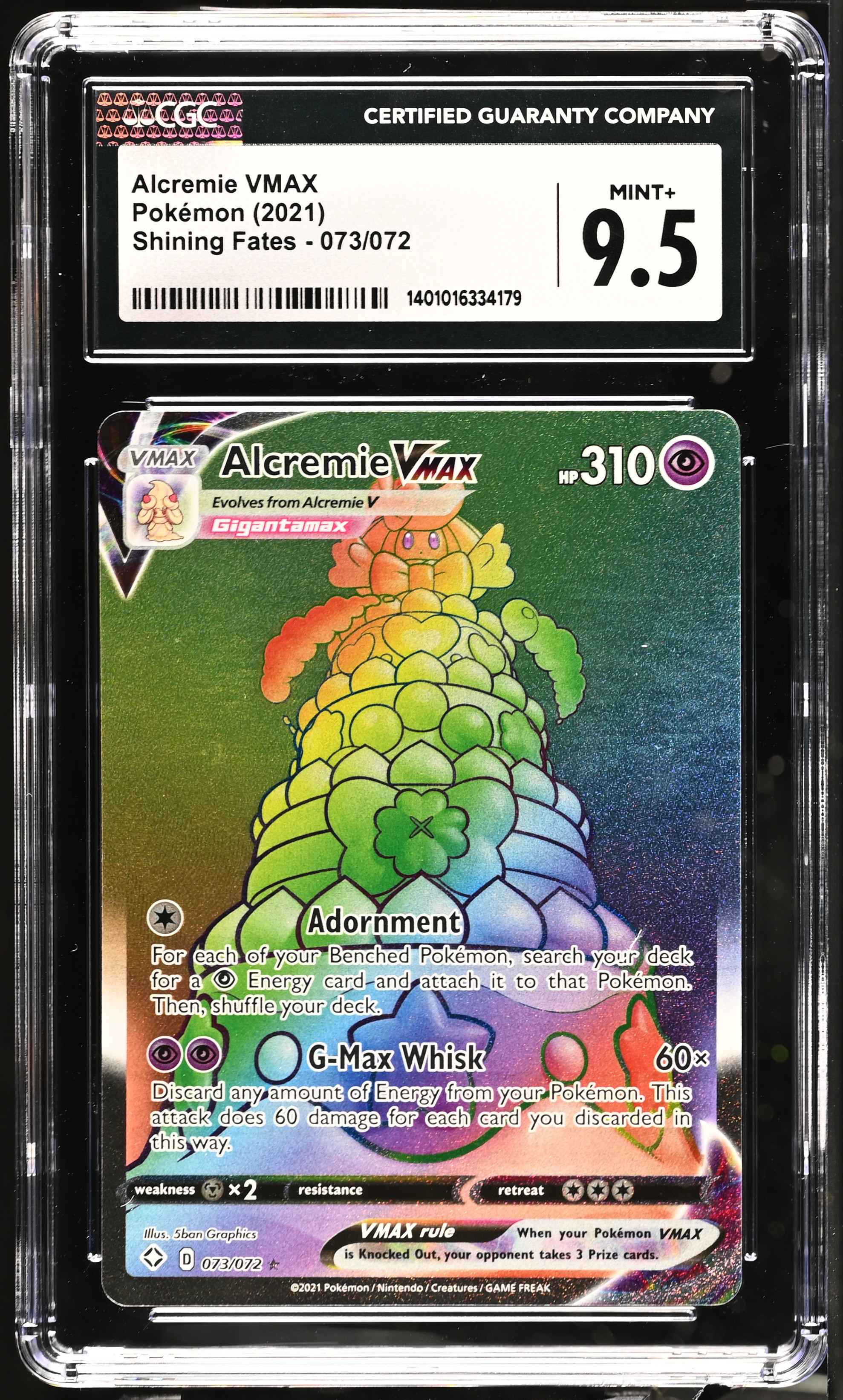 Alcremie VMAX card artwork