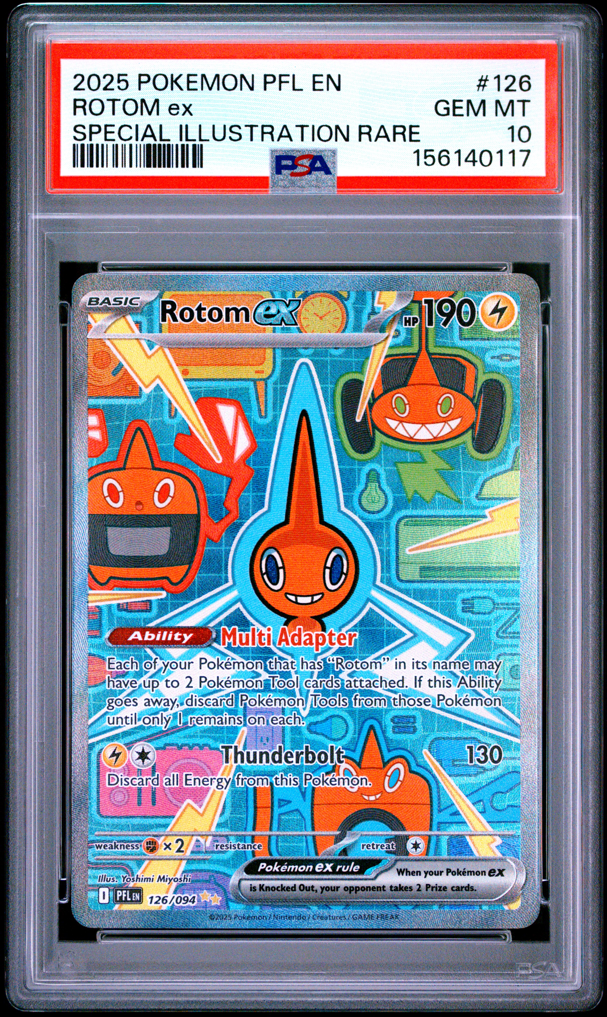 Rotom EX card artwork