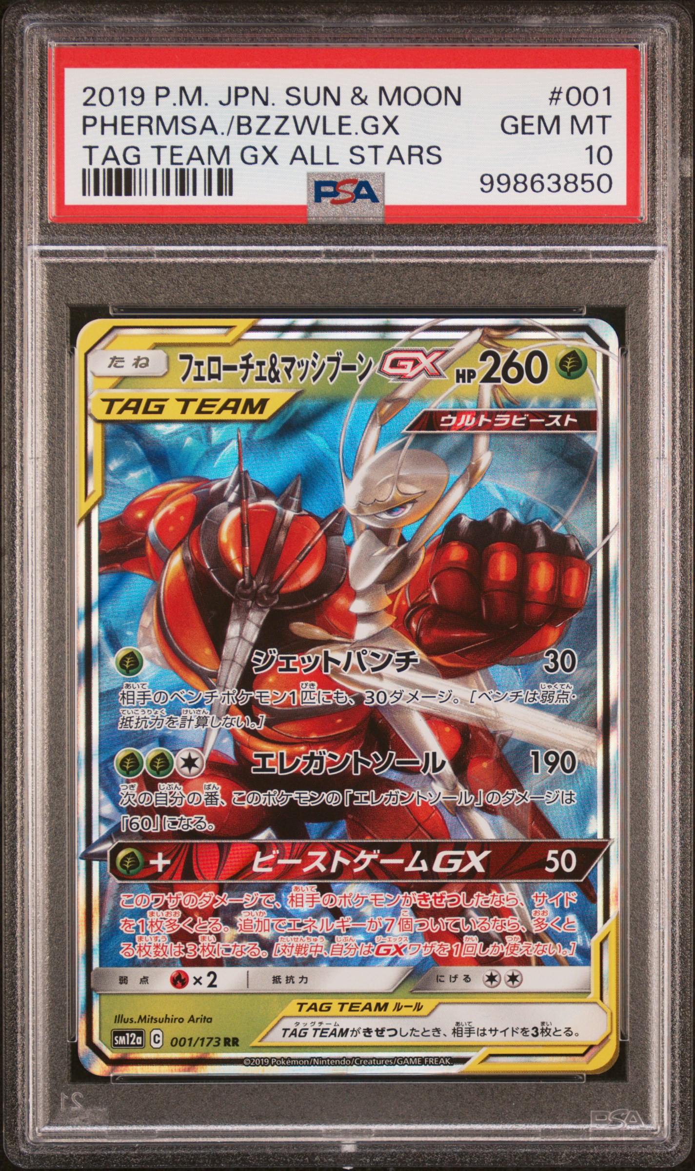 Pheromosa & Buzzwole GX card artwork