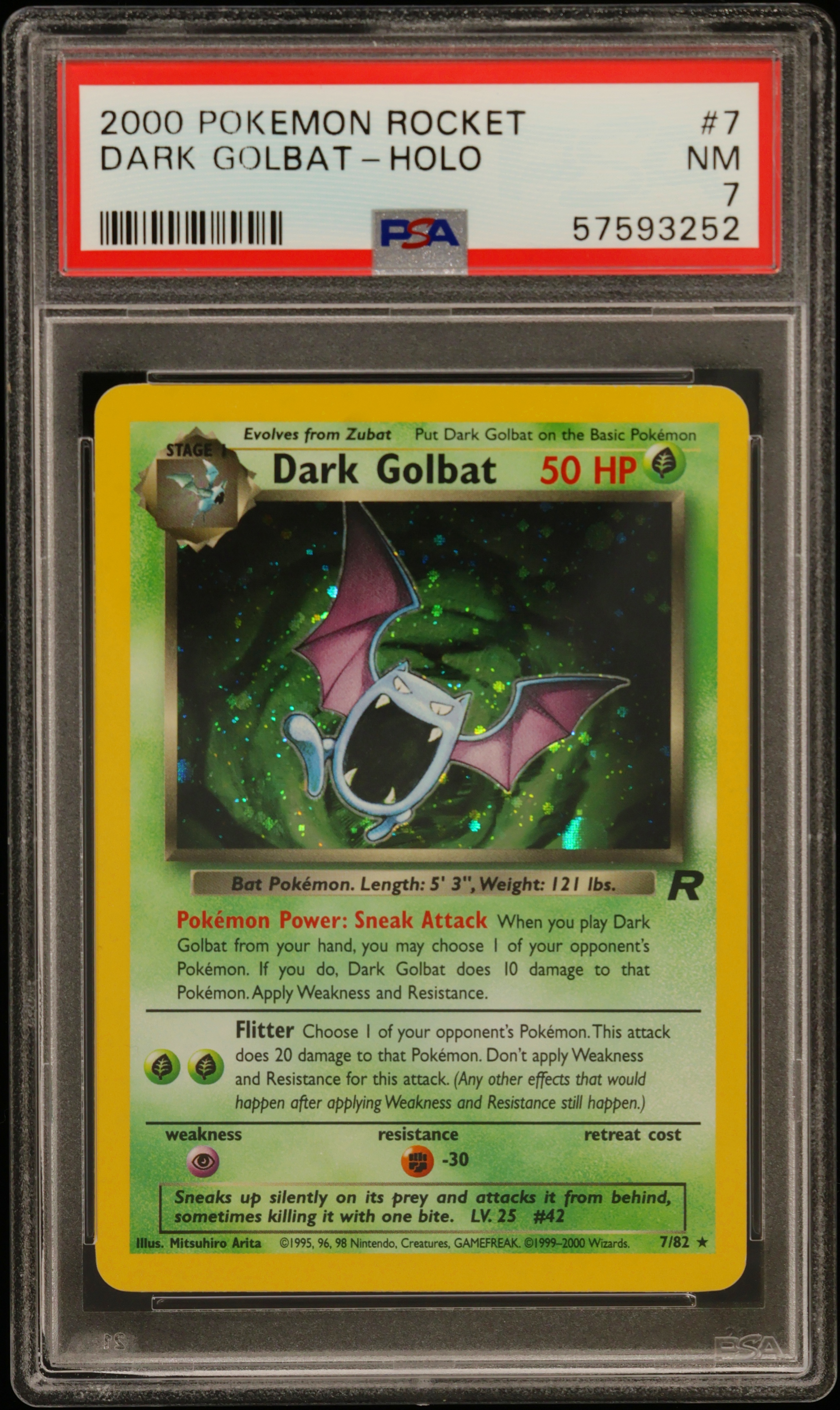 Dark Golbat-Holo card artwork