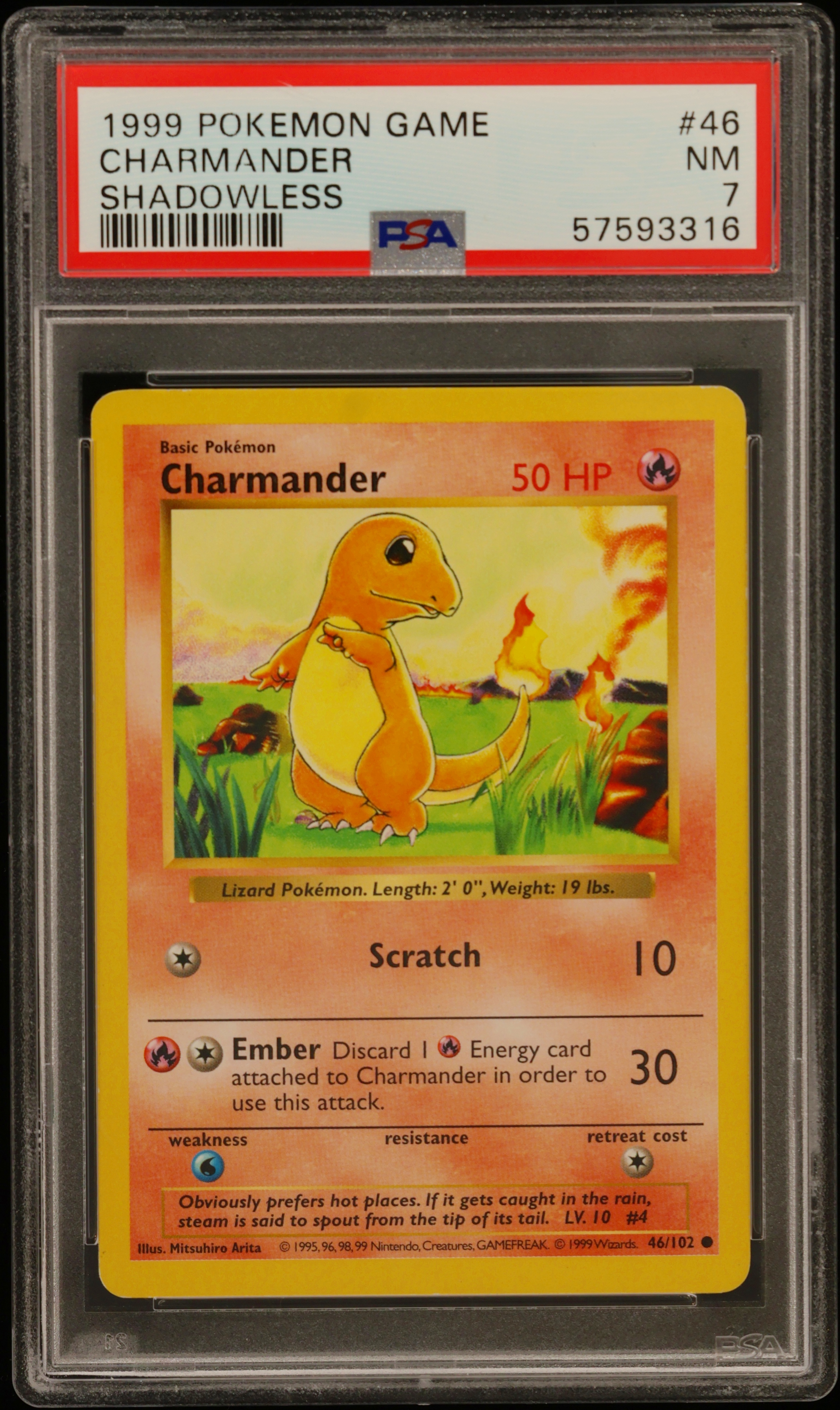 Charmander card artwork