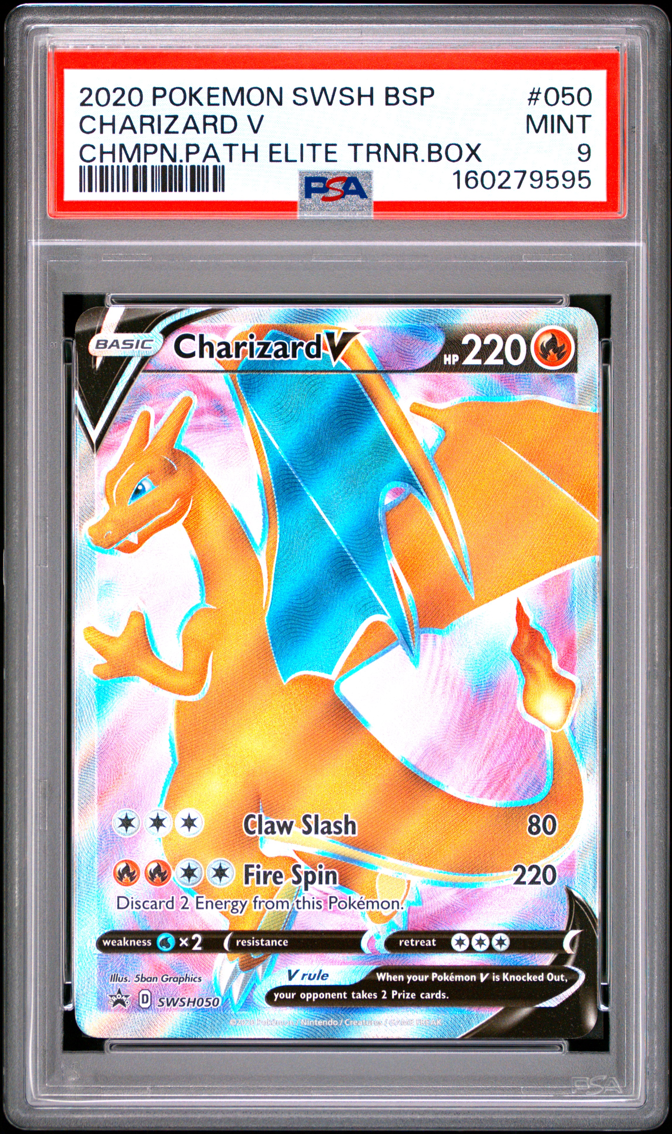 Charizard V card artwork