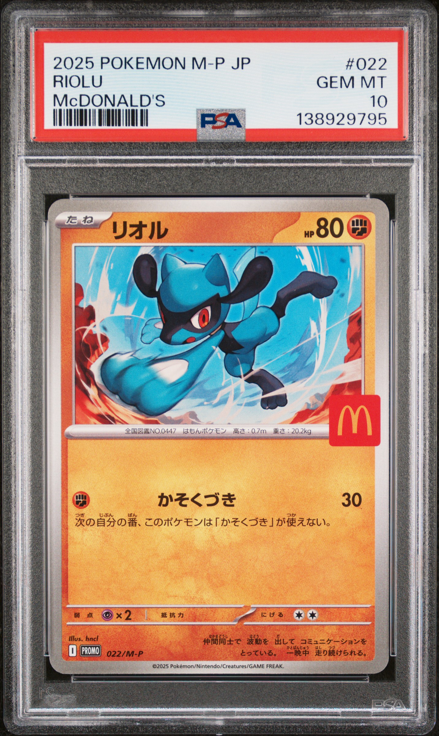 Riolu card artwork