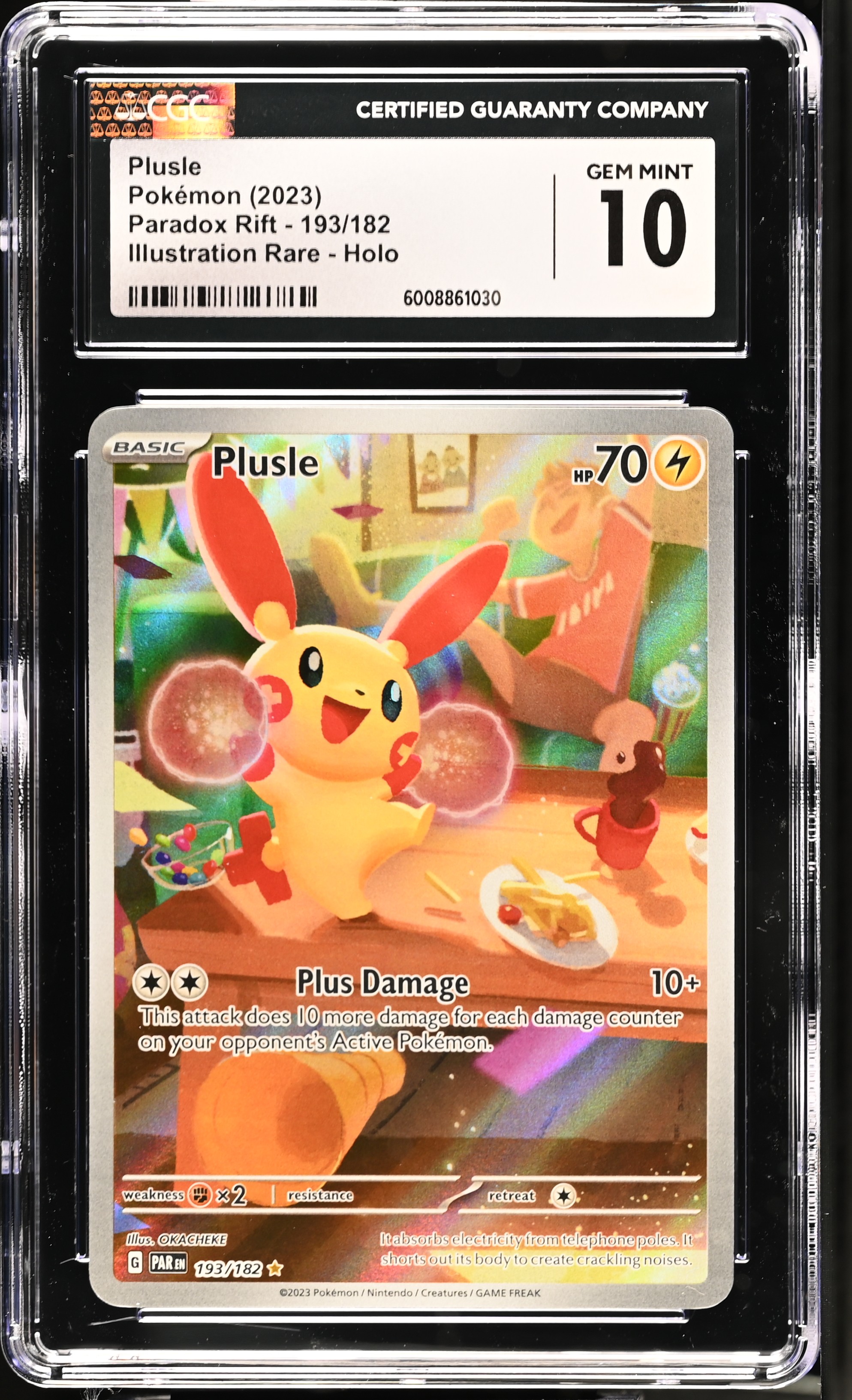 Plusle card artwork