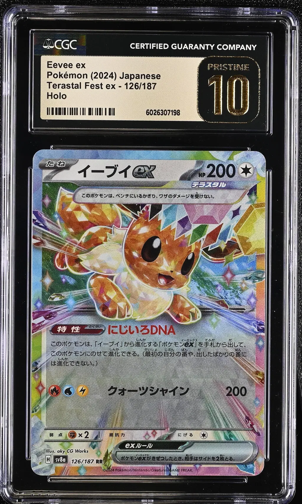Eevee ex card artwork