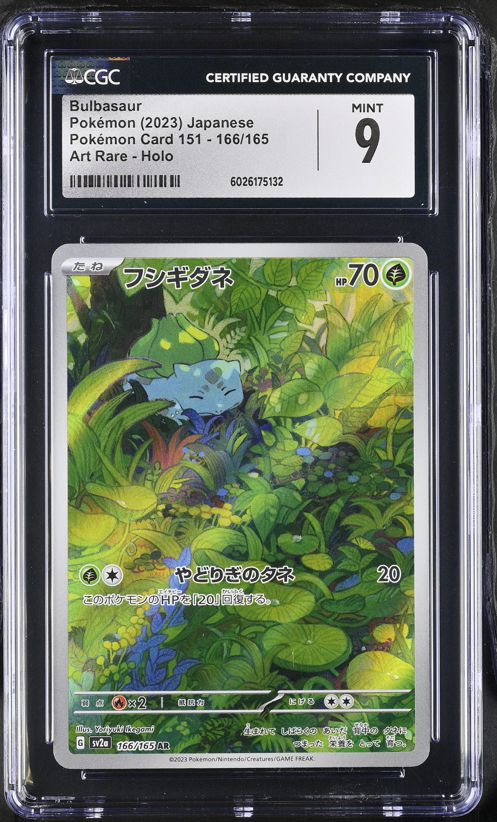Bulbasaur card artwork