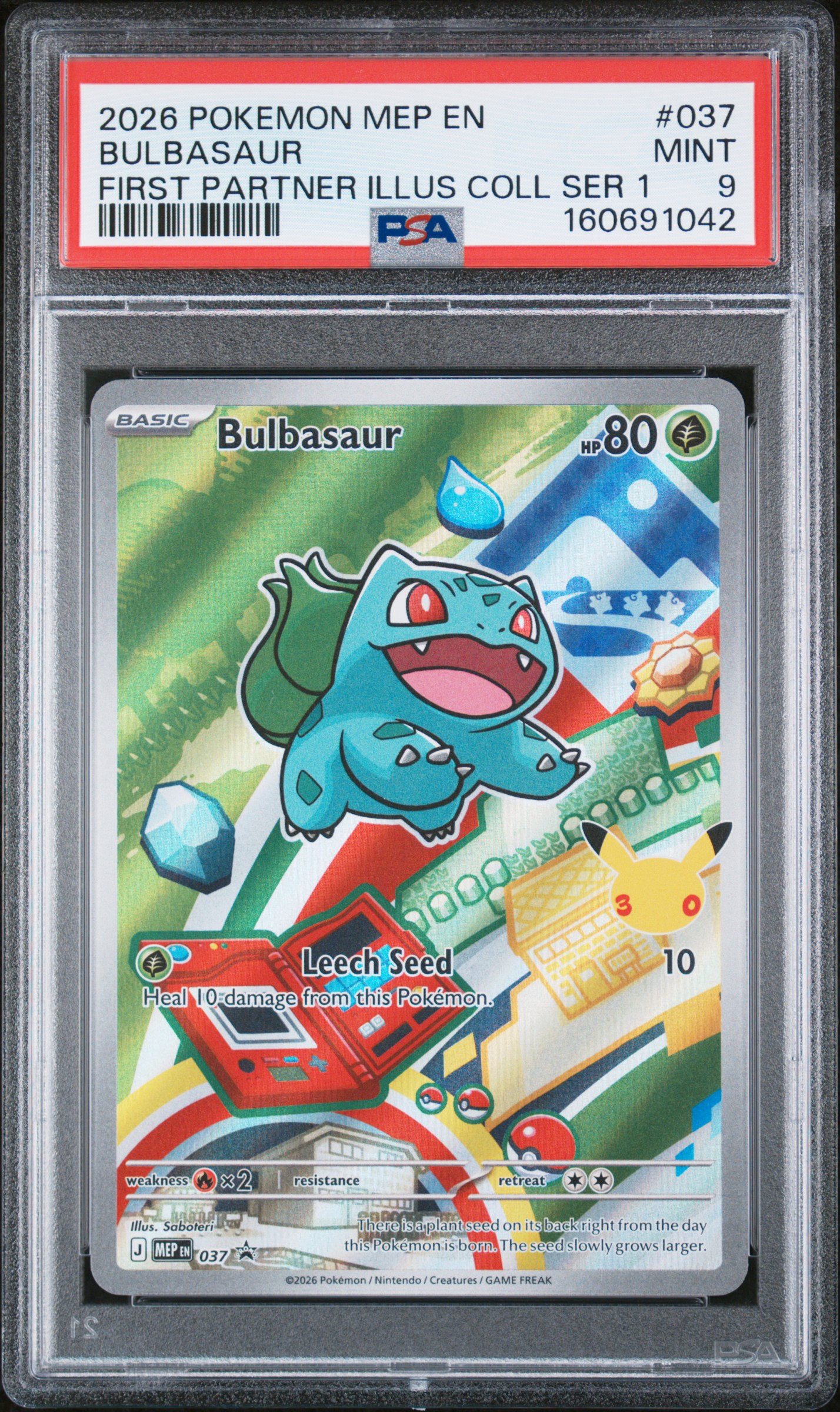 Bulbasaur card artwork