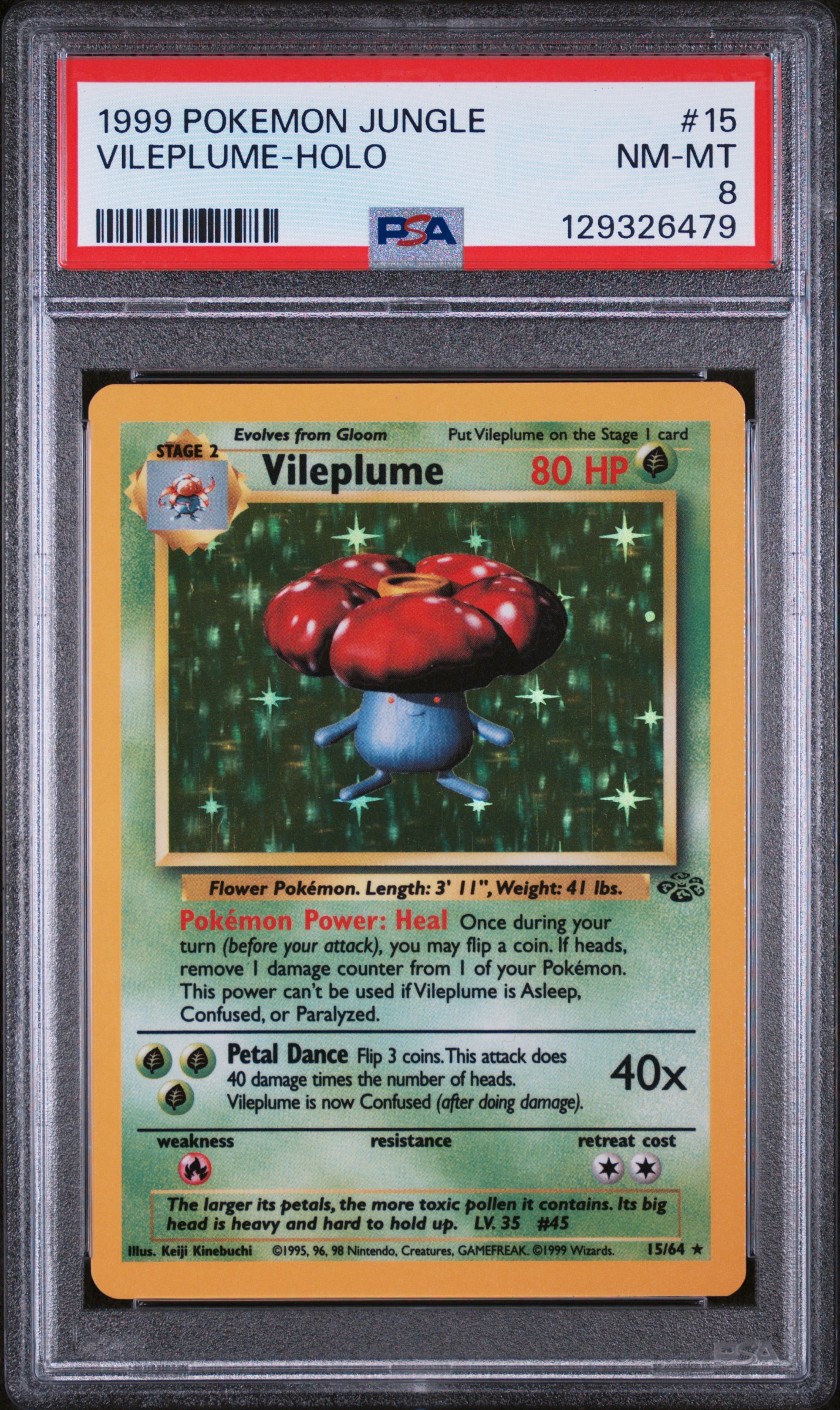 Vileplume-Holo card artwork