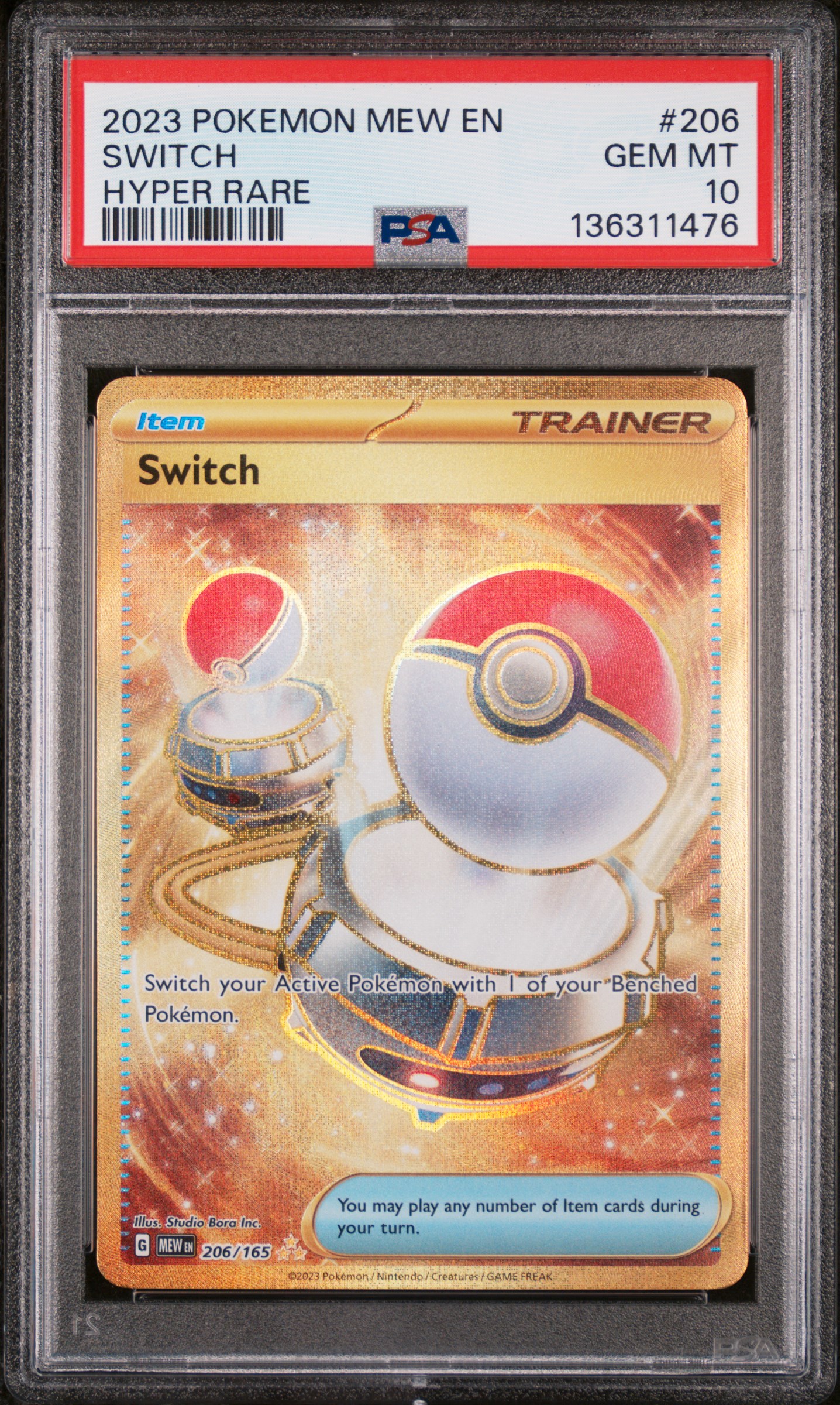 Switch card artwork