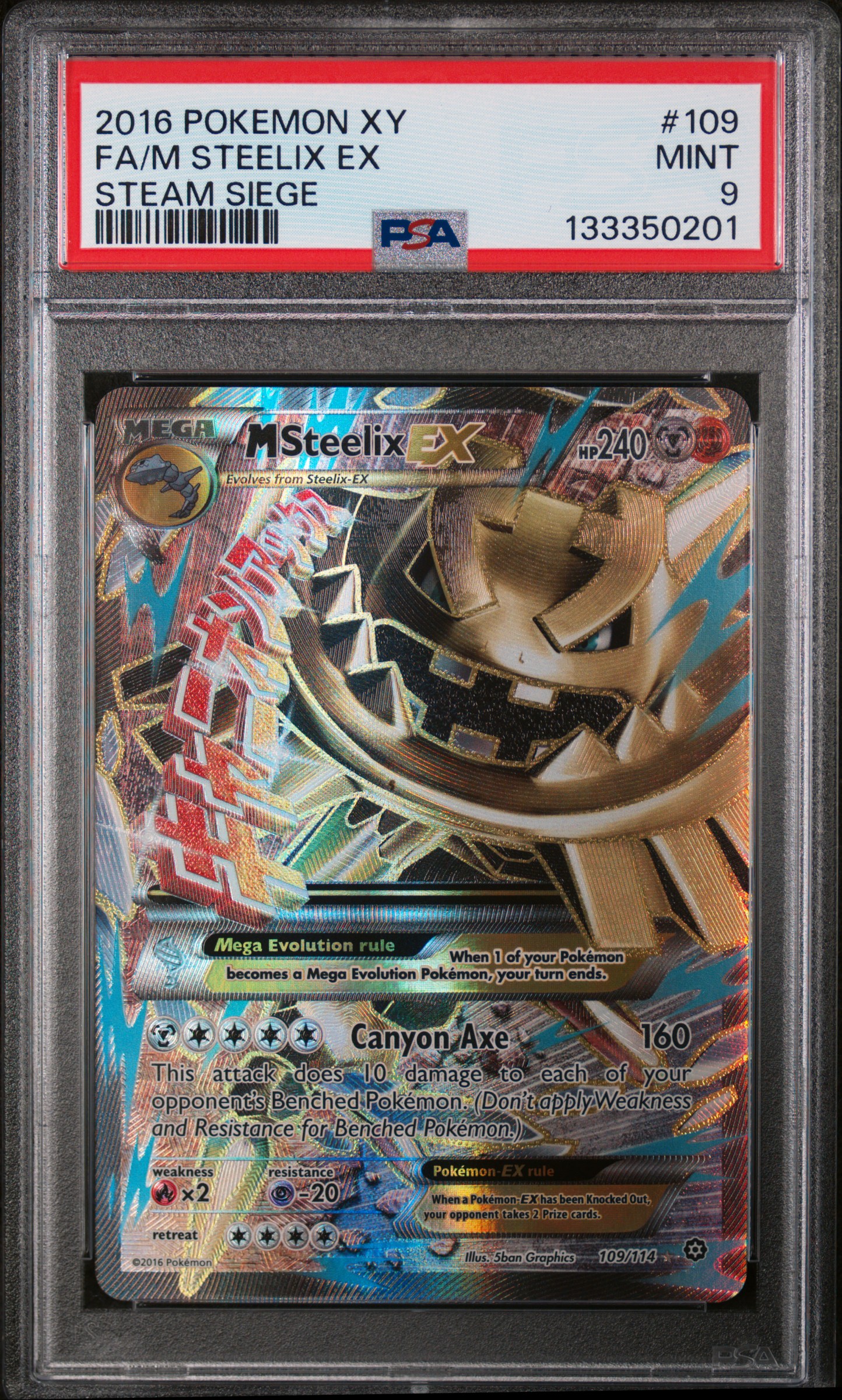Full Art/M Steelix EX card artwork