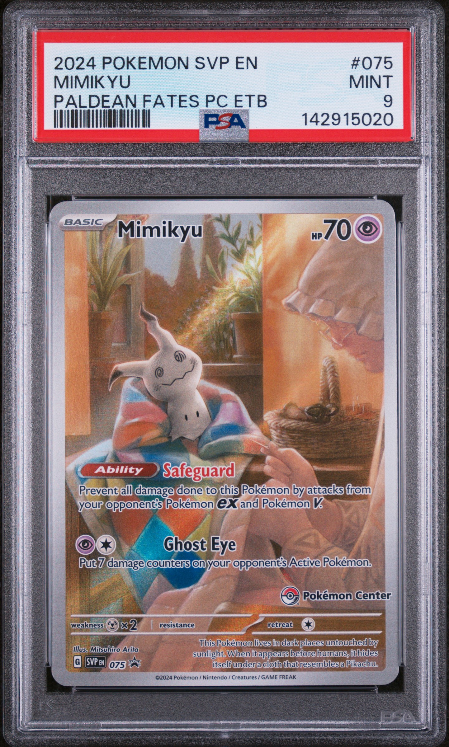 Mimikyu card artwork