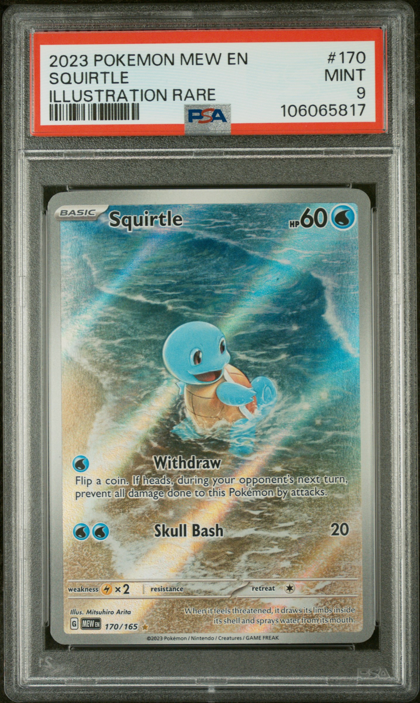 Squirtle card artwork