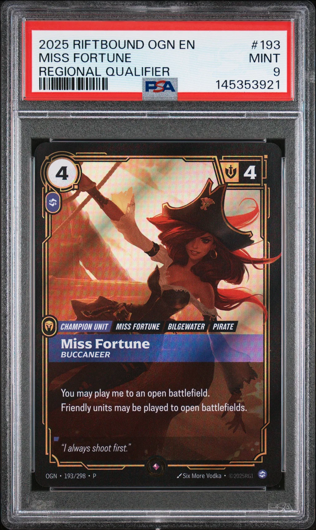 Miss Fortune - Buccaneer card artwork