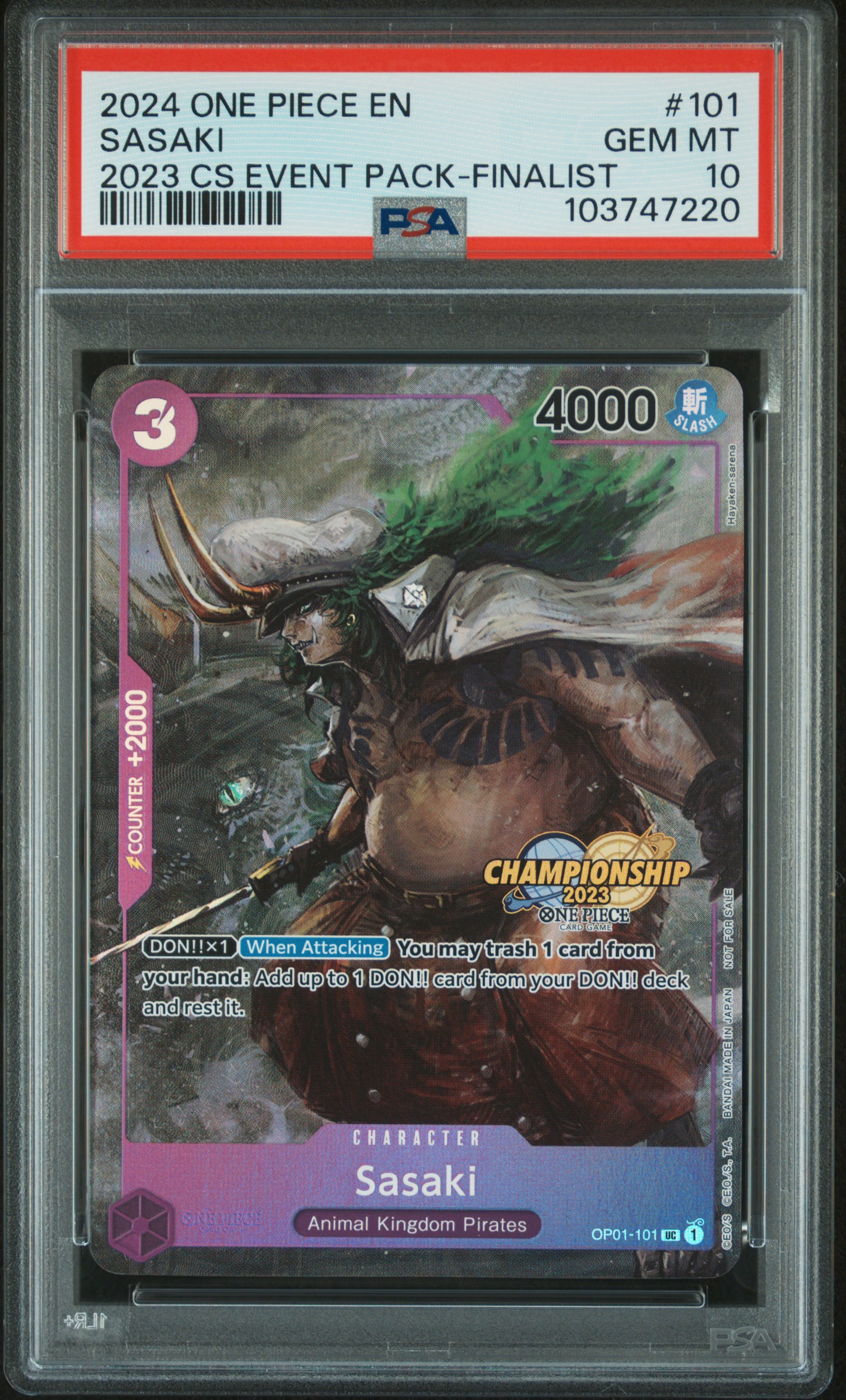 Sasaki card artwork