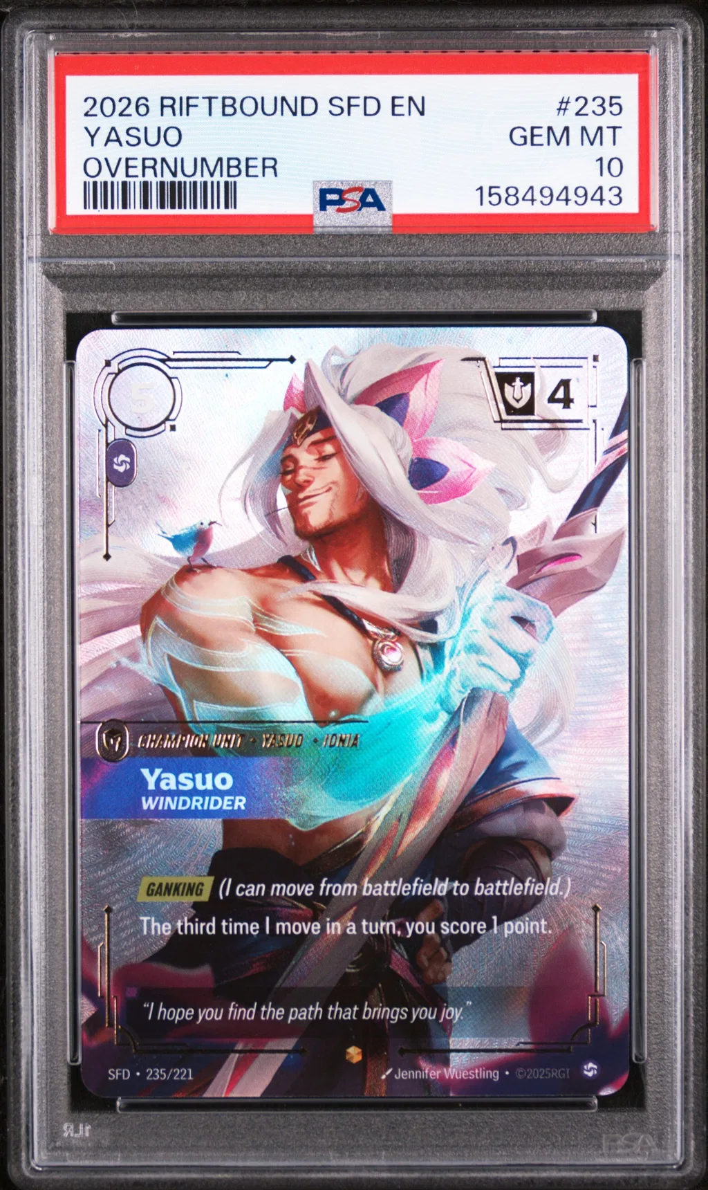 Yasuo - Windrider card artwork