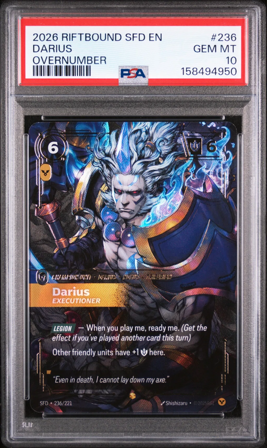 Darius - Executioner card artwork