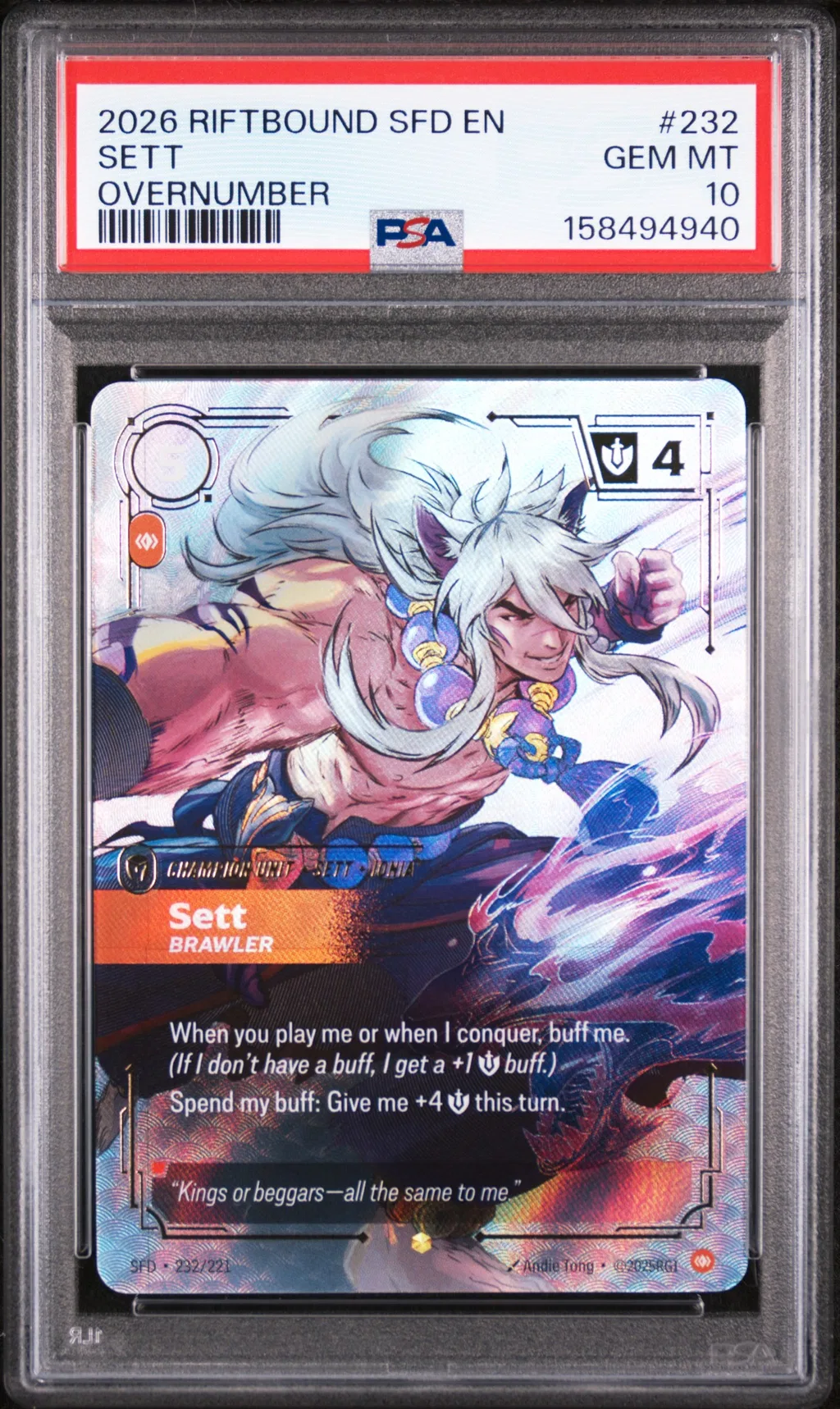 Sett - Brawler card artwork