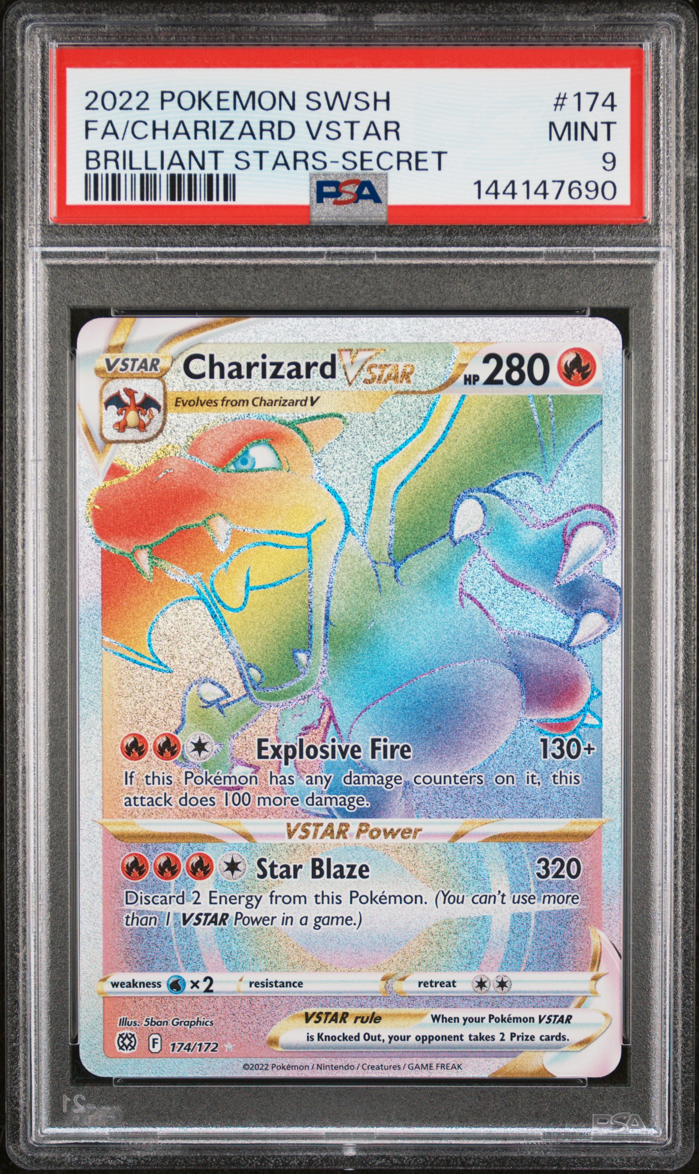 Full Art/Charizard Vstar card artwork