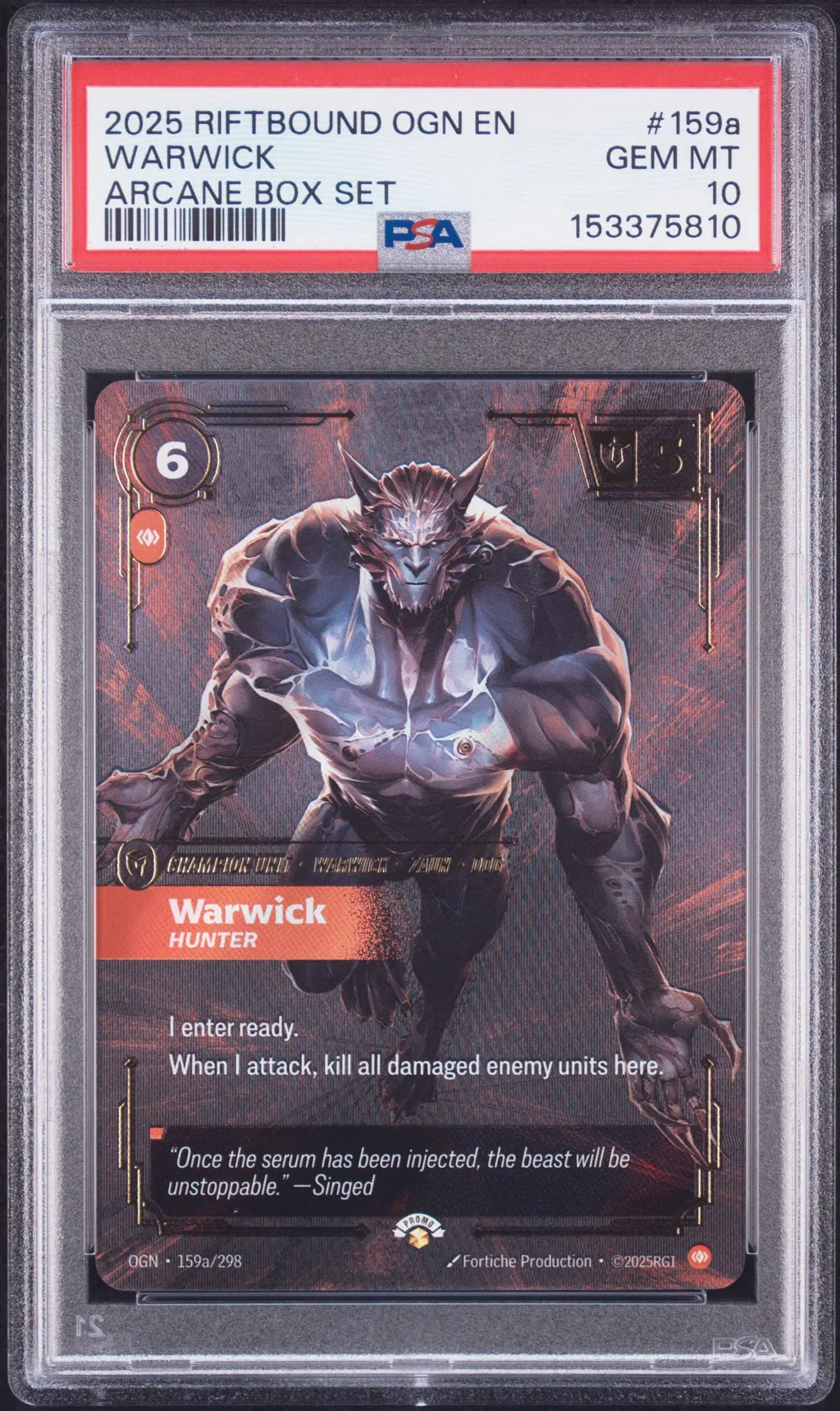 Warwick - Hunter card artwork