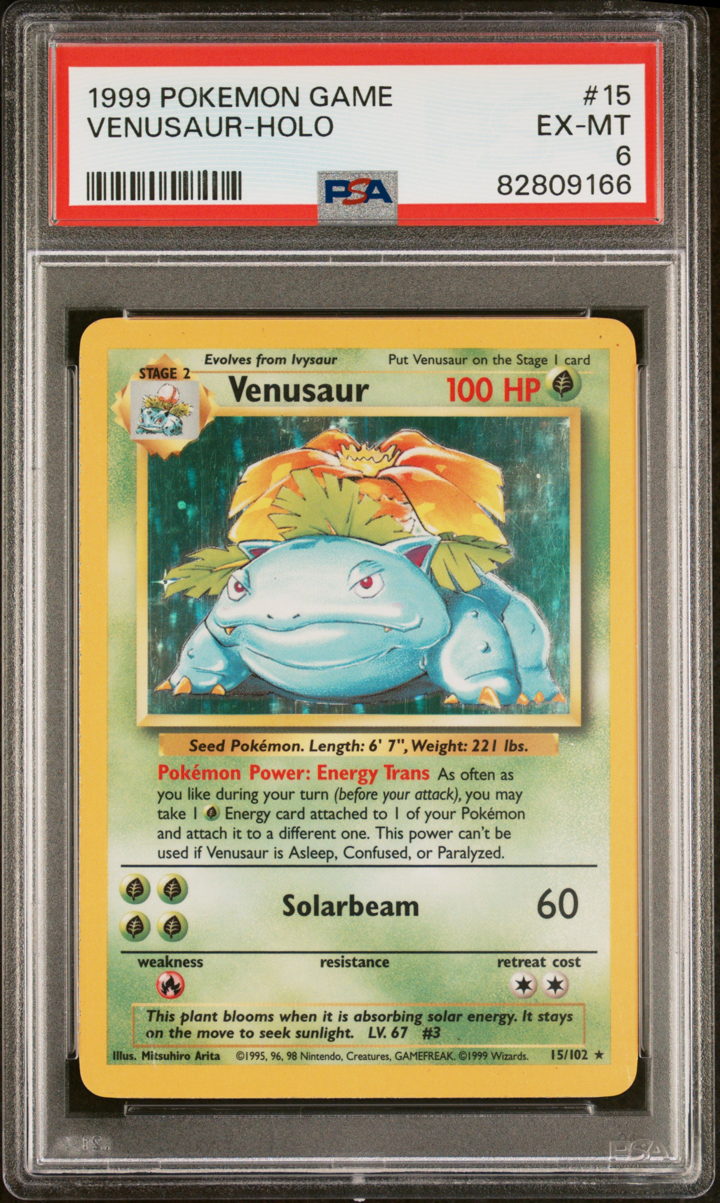 Venusaur-Holo card artwork