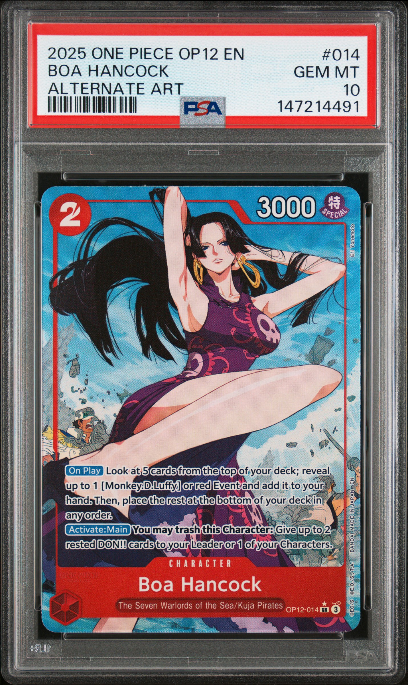Boa Hancock card artwork