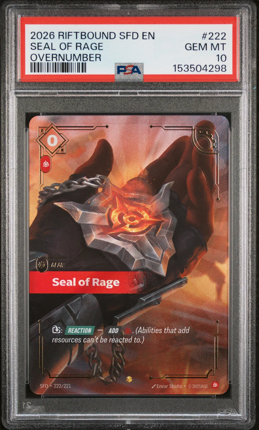 Seal of Rage card artwork