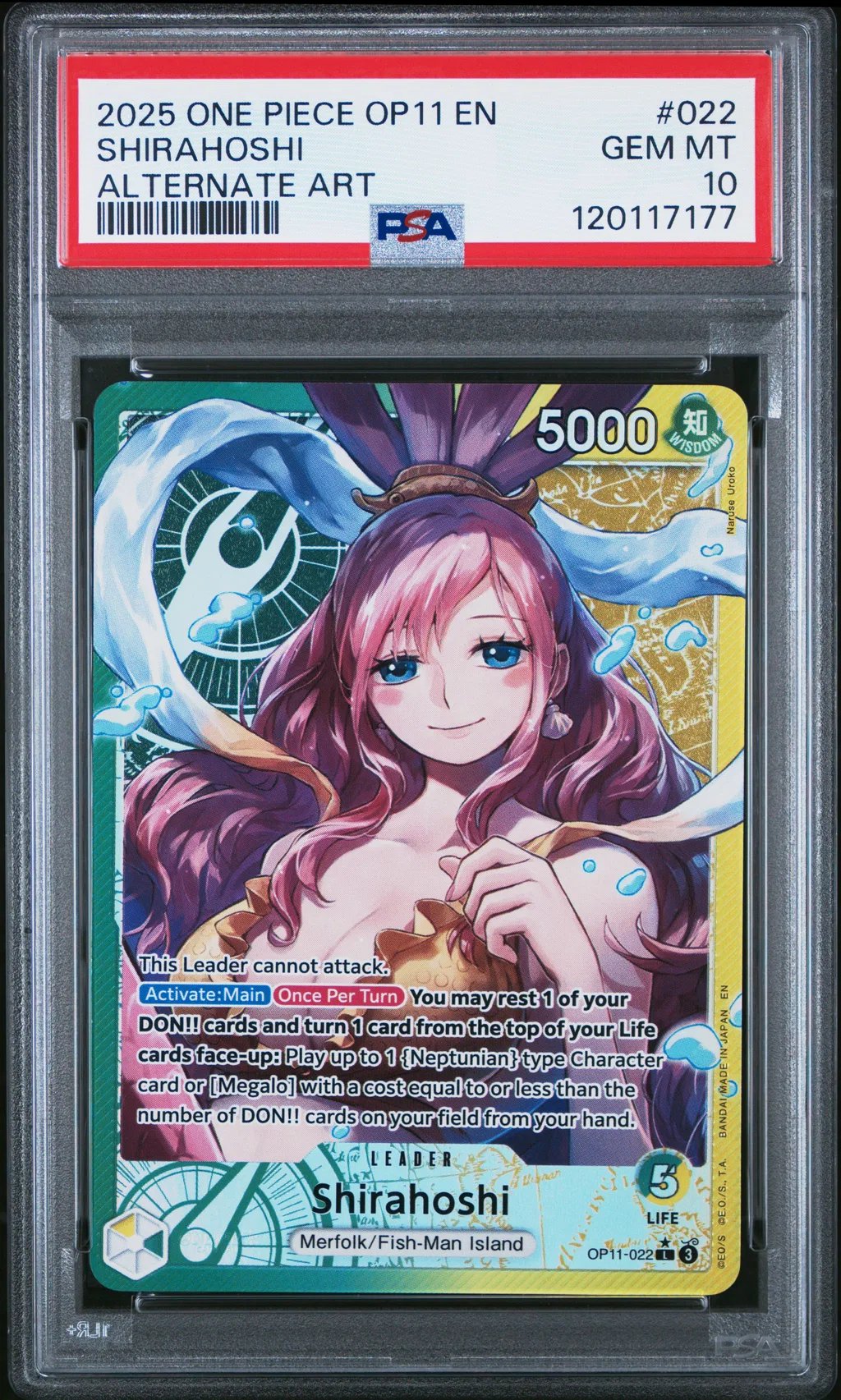 Shirahoshi card artwork
