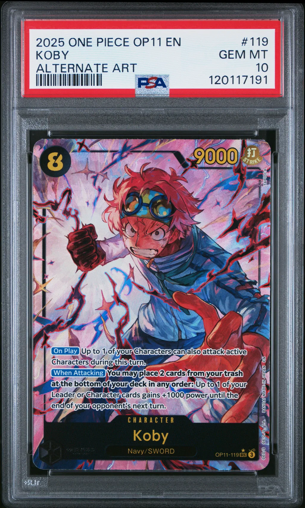 Koby card artwork