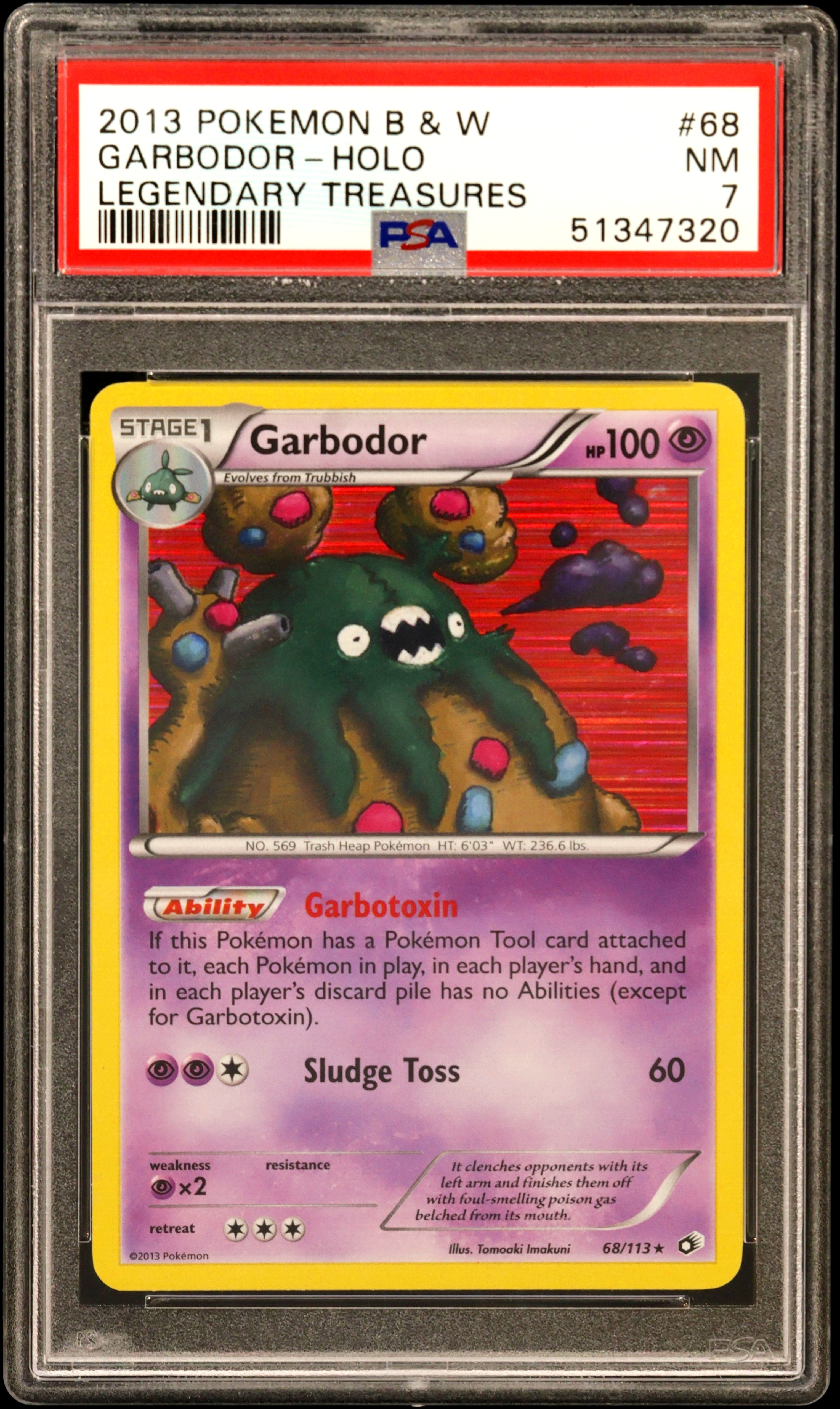 Garbodor-Holo card artwork