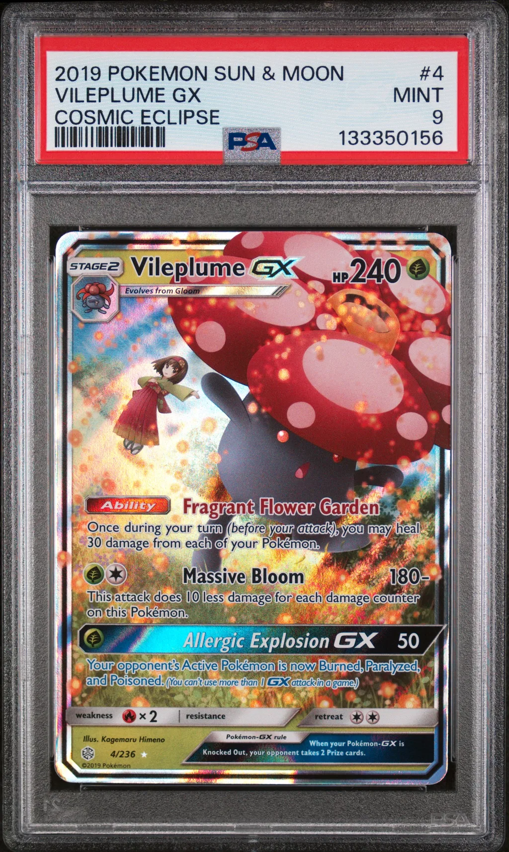 Vileplume GX card artwork