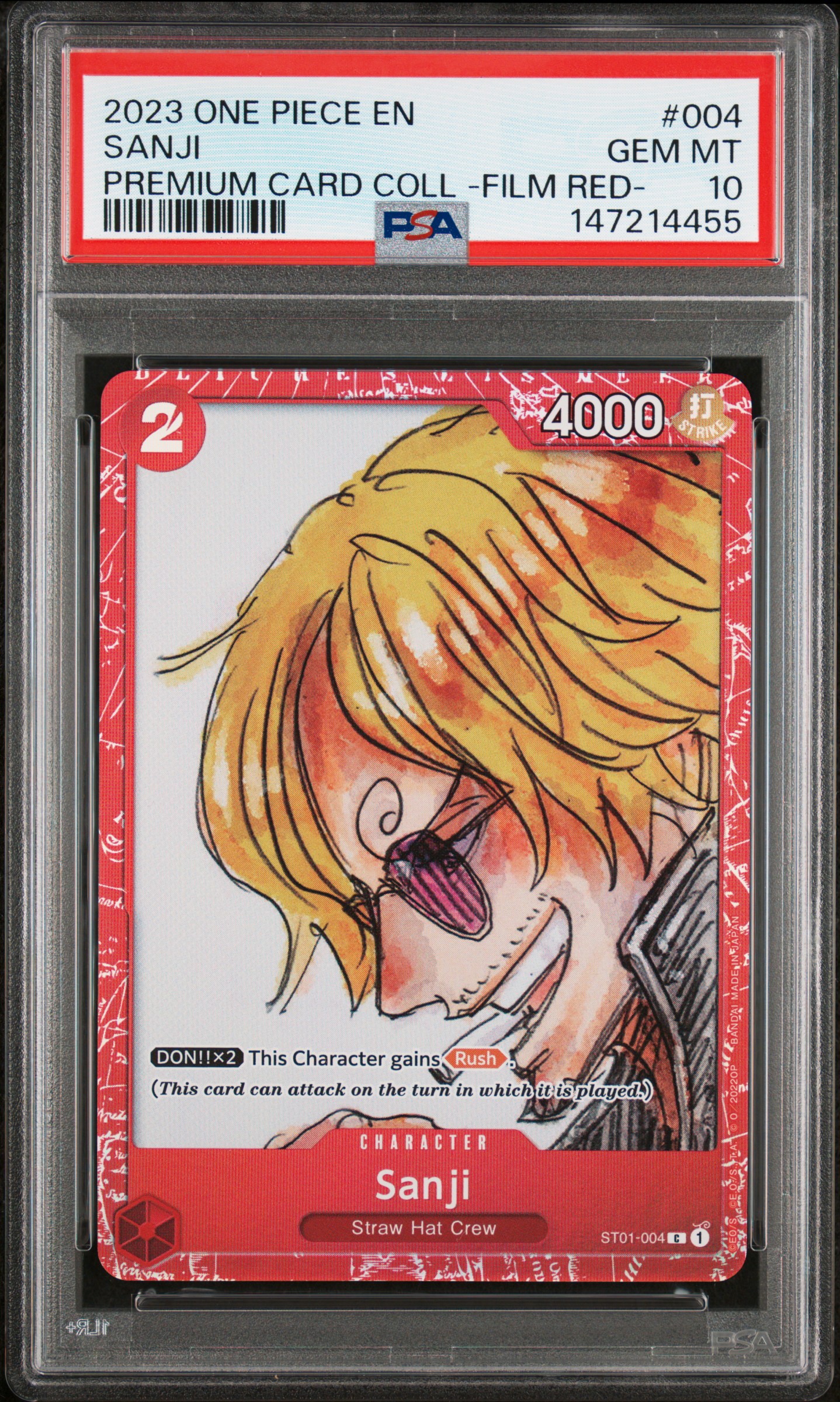 Sanji card artwork