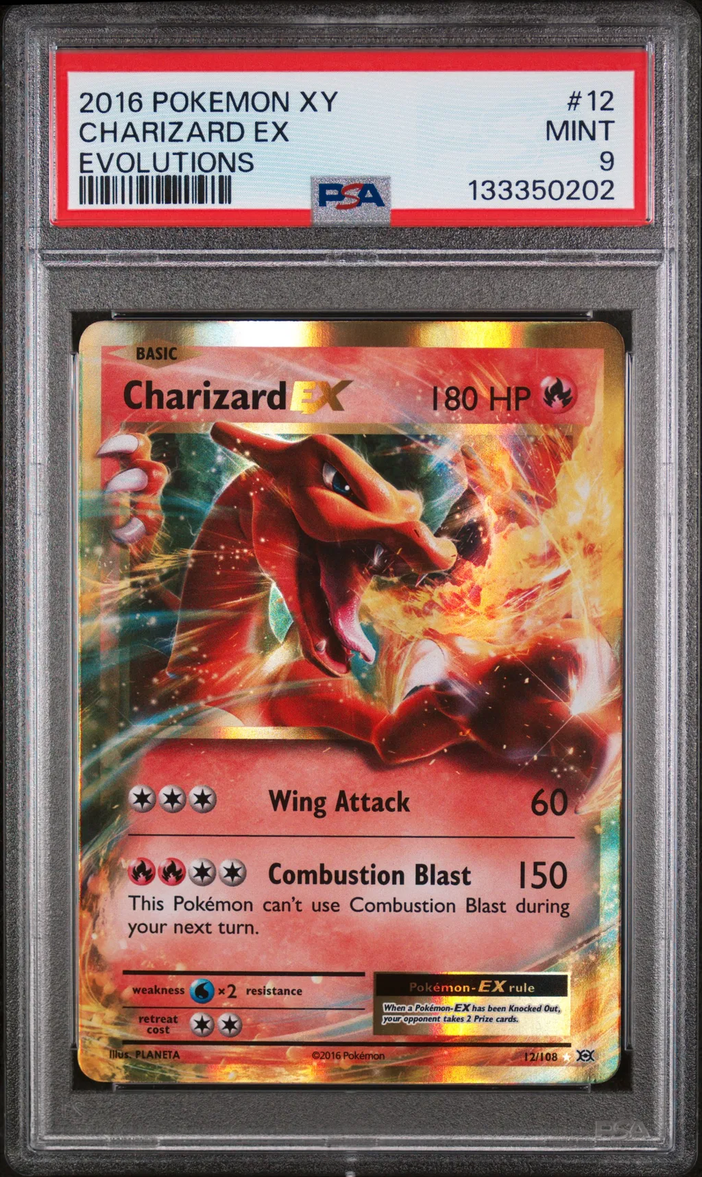Charizard EX card artwork