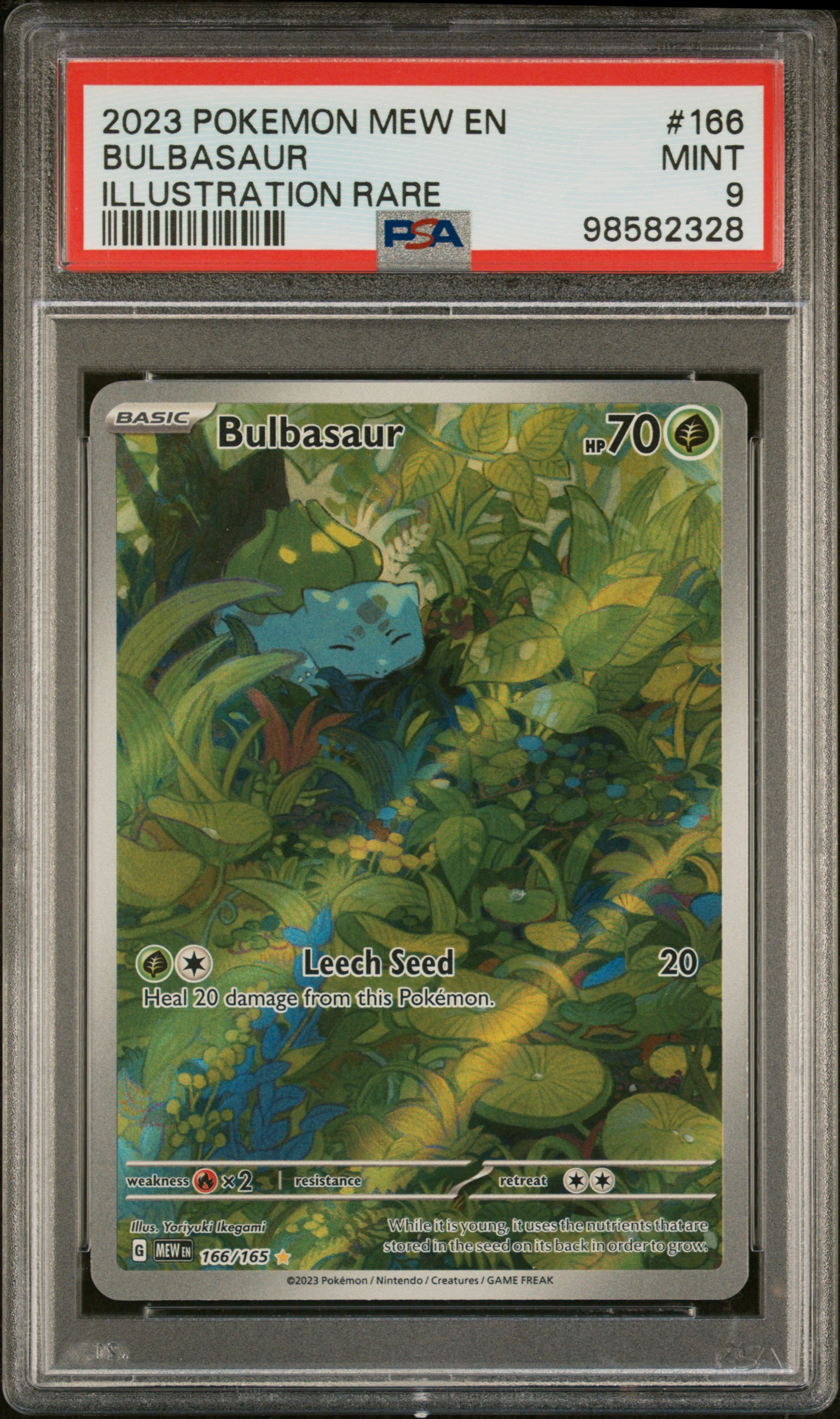 Bulbasaur card artwork