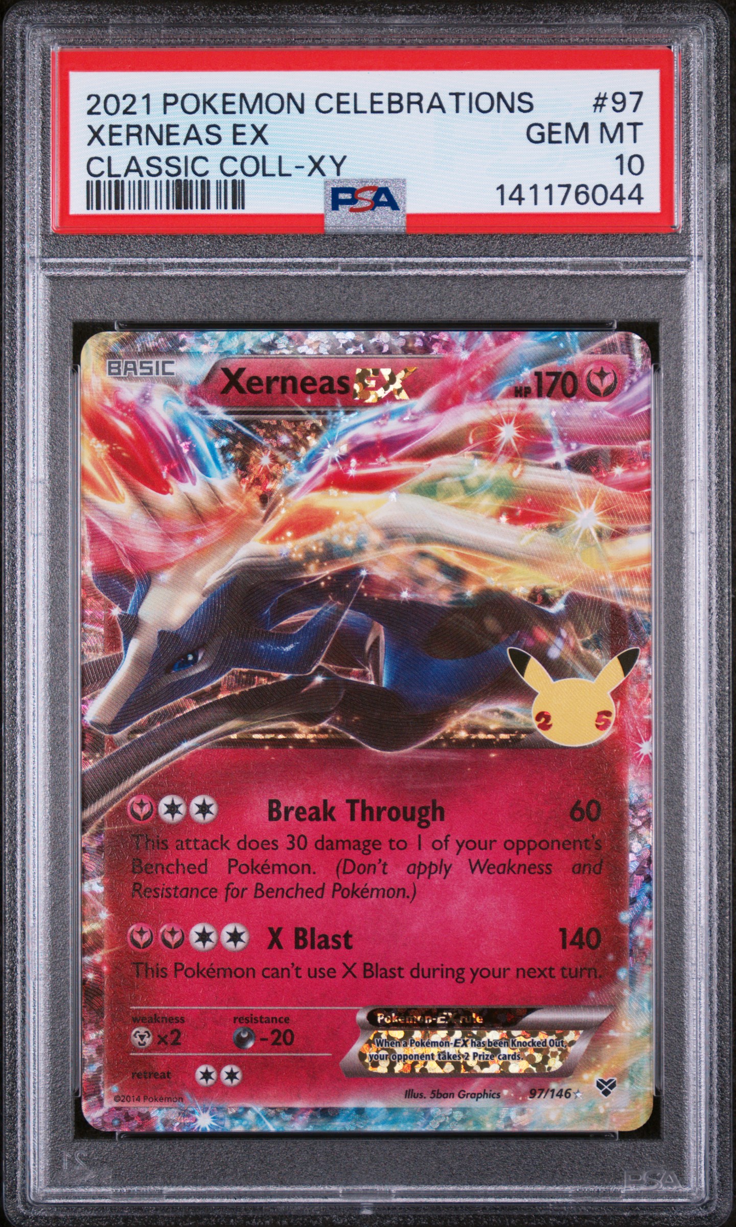 Xerneas EX card artwork