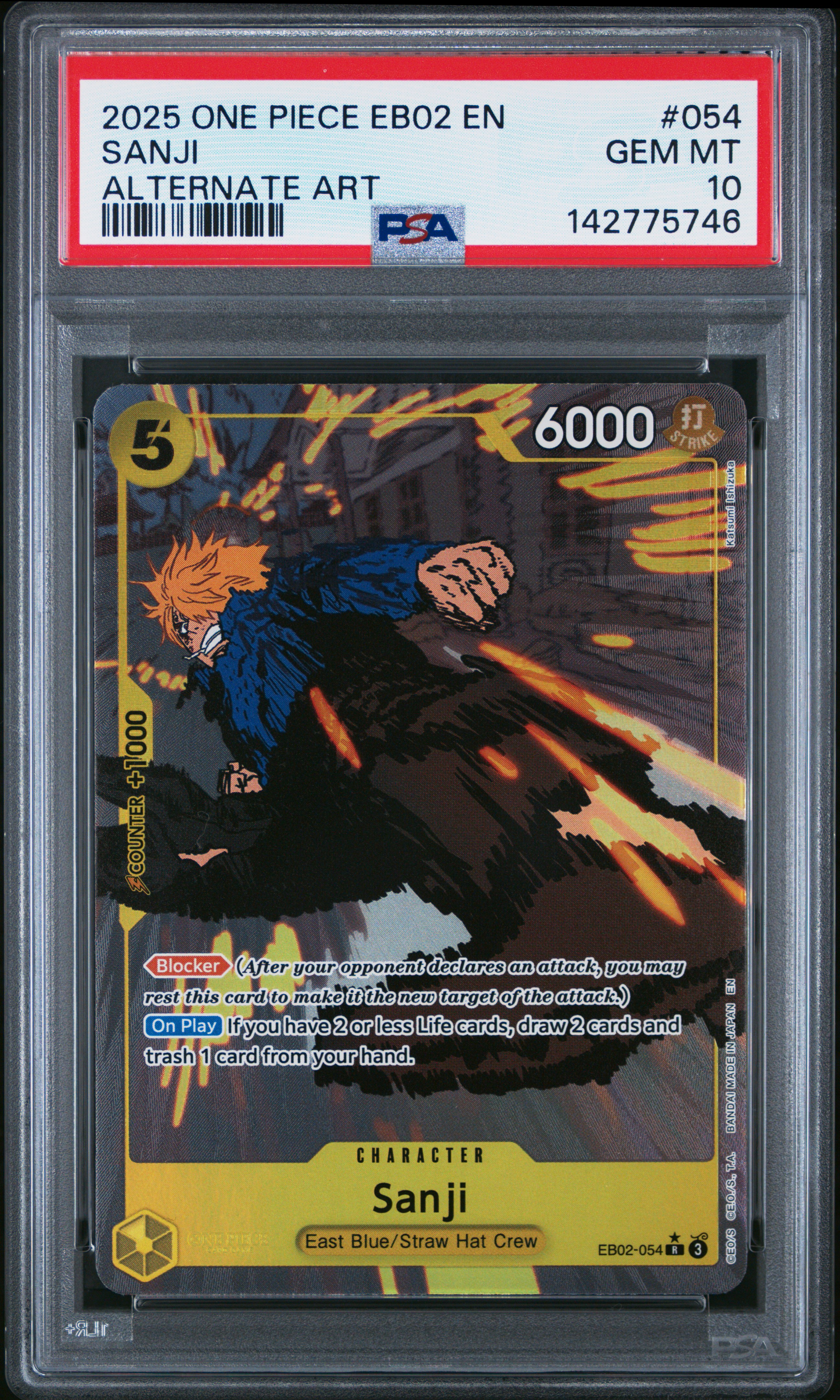 Sanji card artwork
