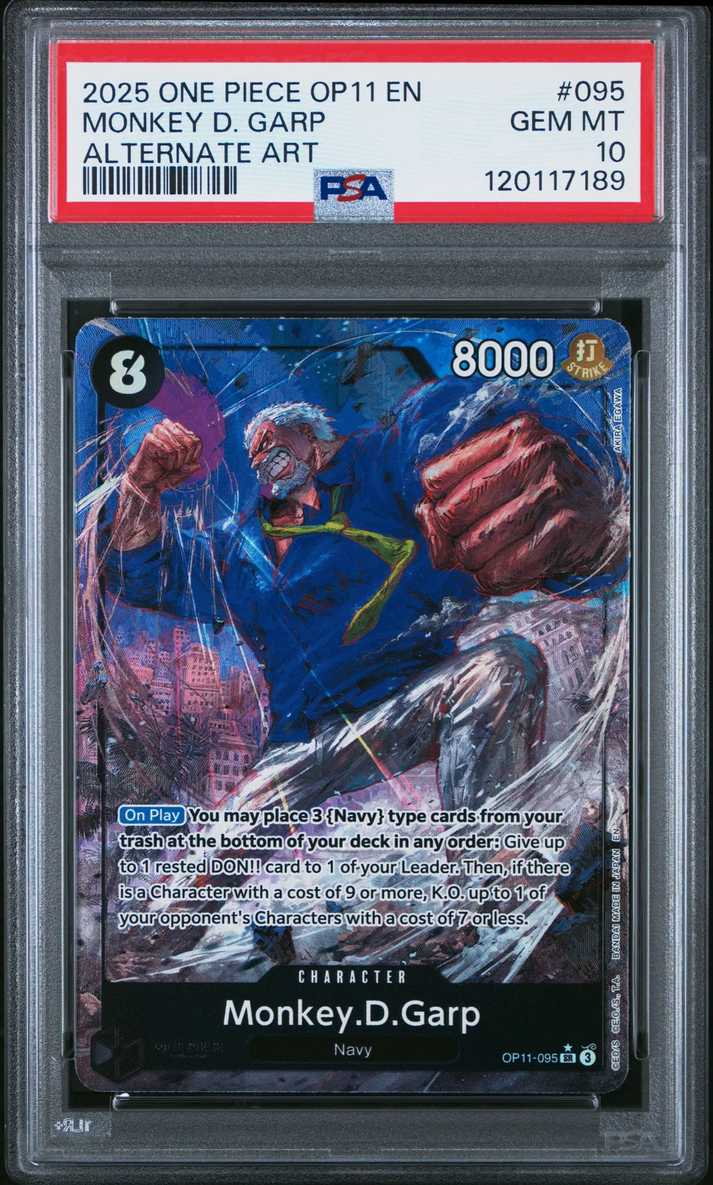 Monkey D. Garp card artwork