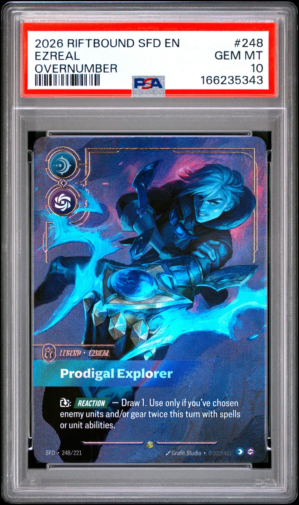 Ezreal - Prodigal Explorer card artwork