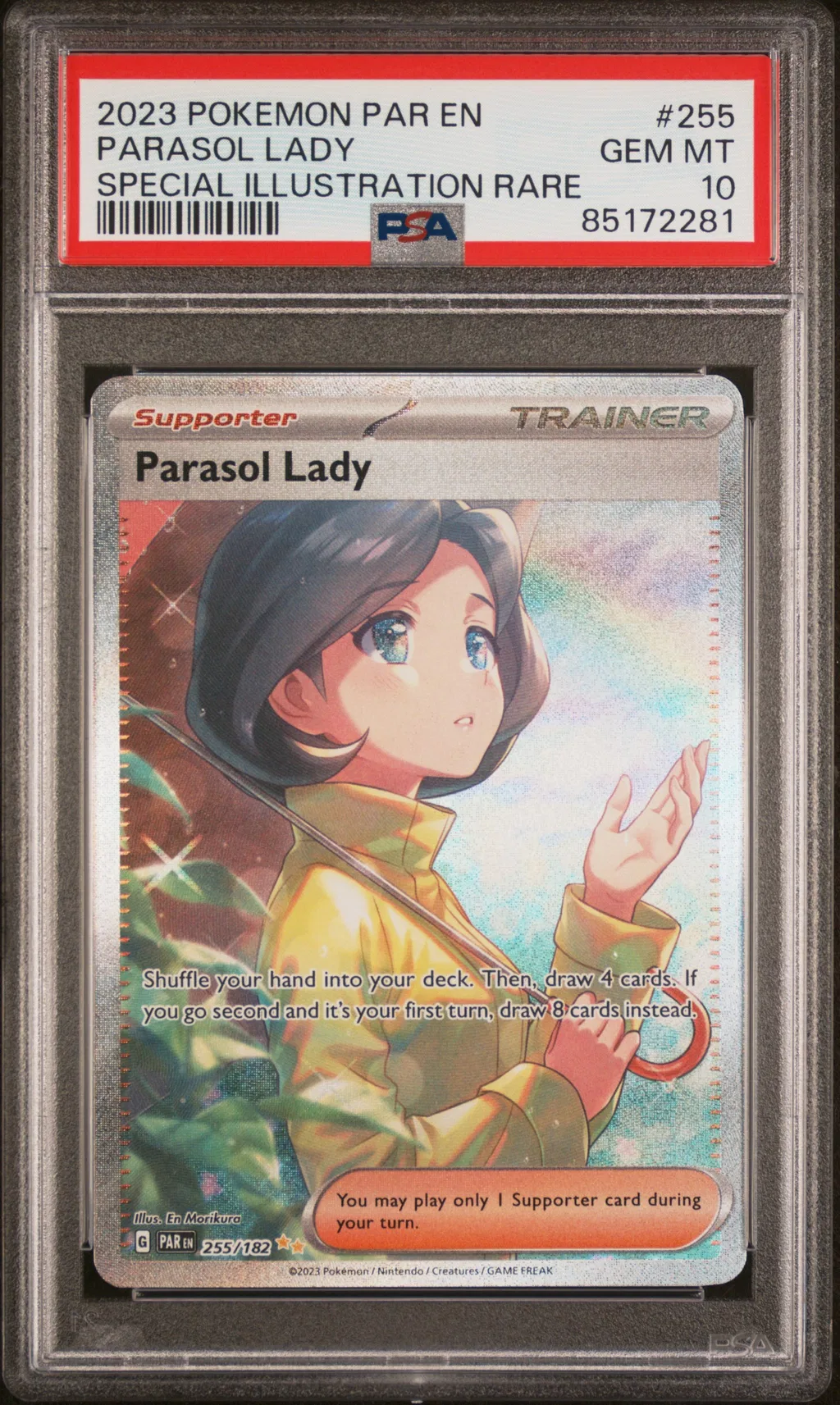 Parasol Lady card artwork