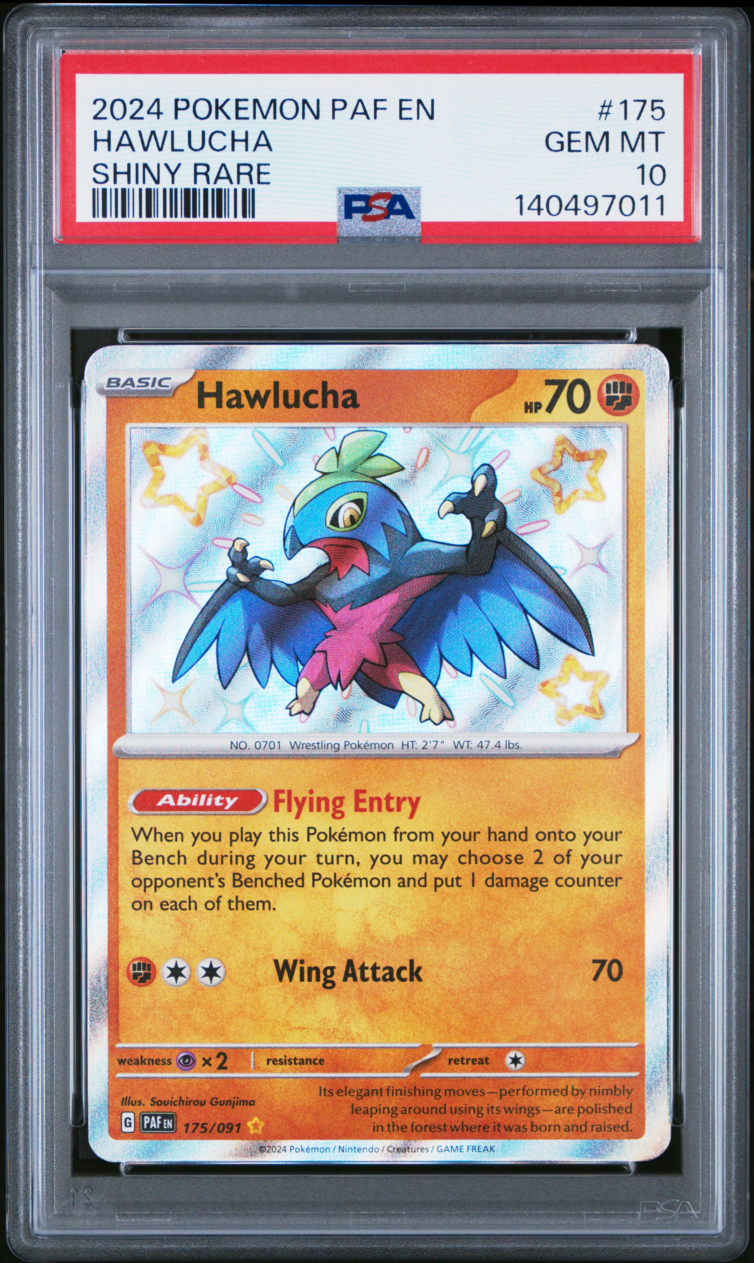 Hawlucha card artwork