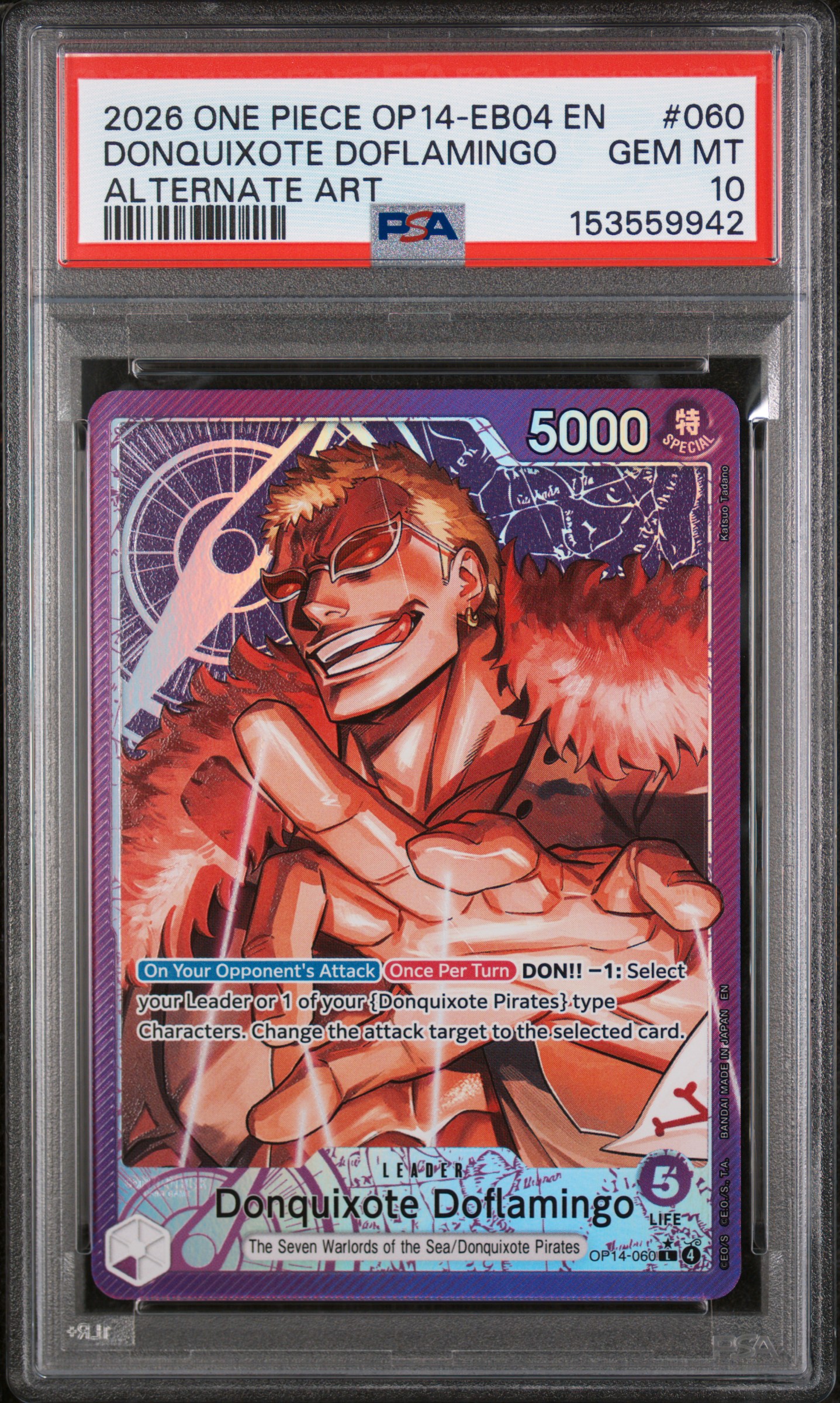 Donquixote Doflamingo card artwork