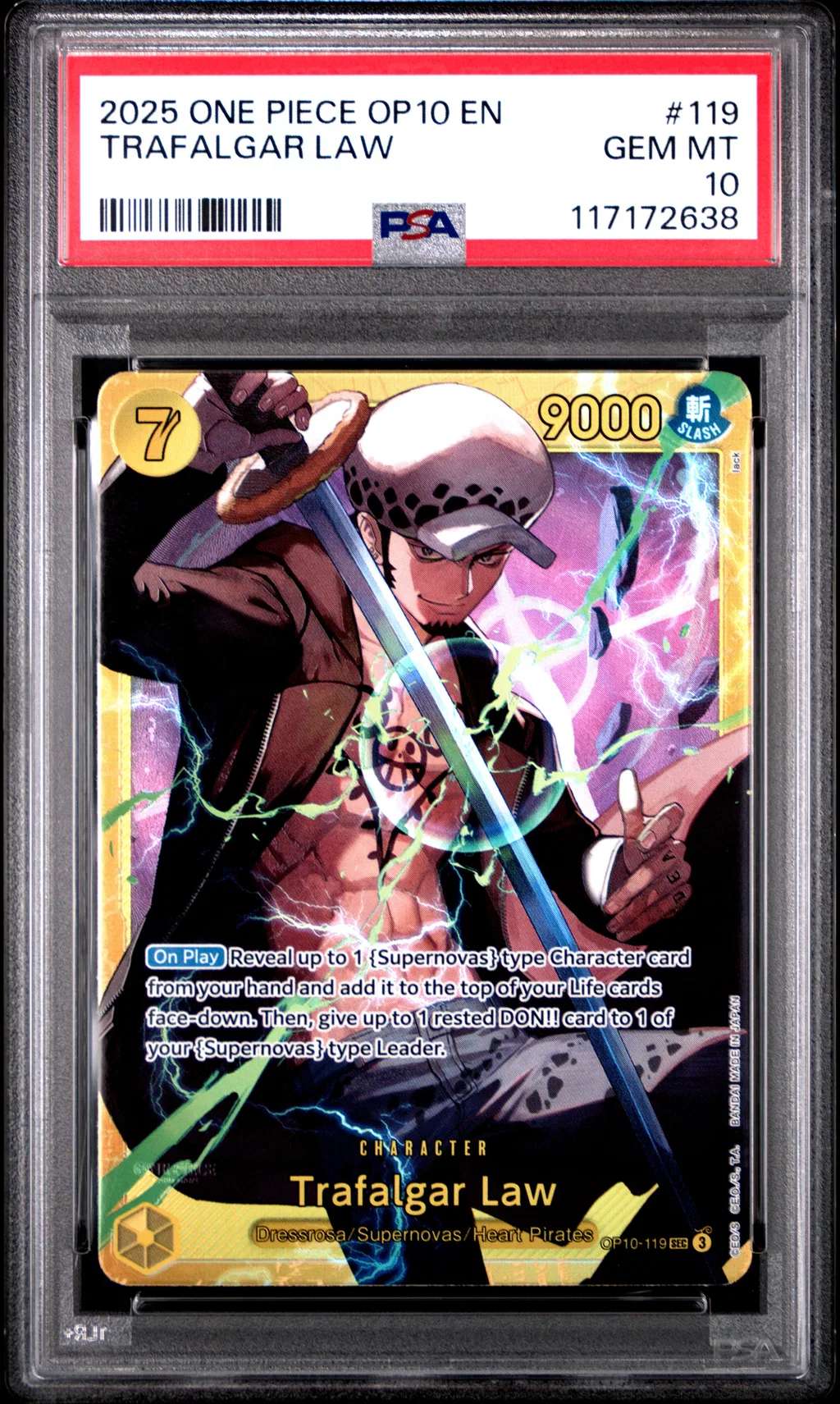 Trafalgar Law card artwork