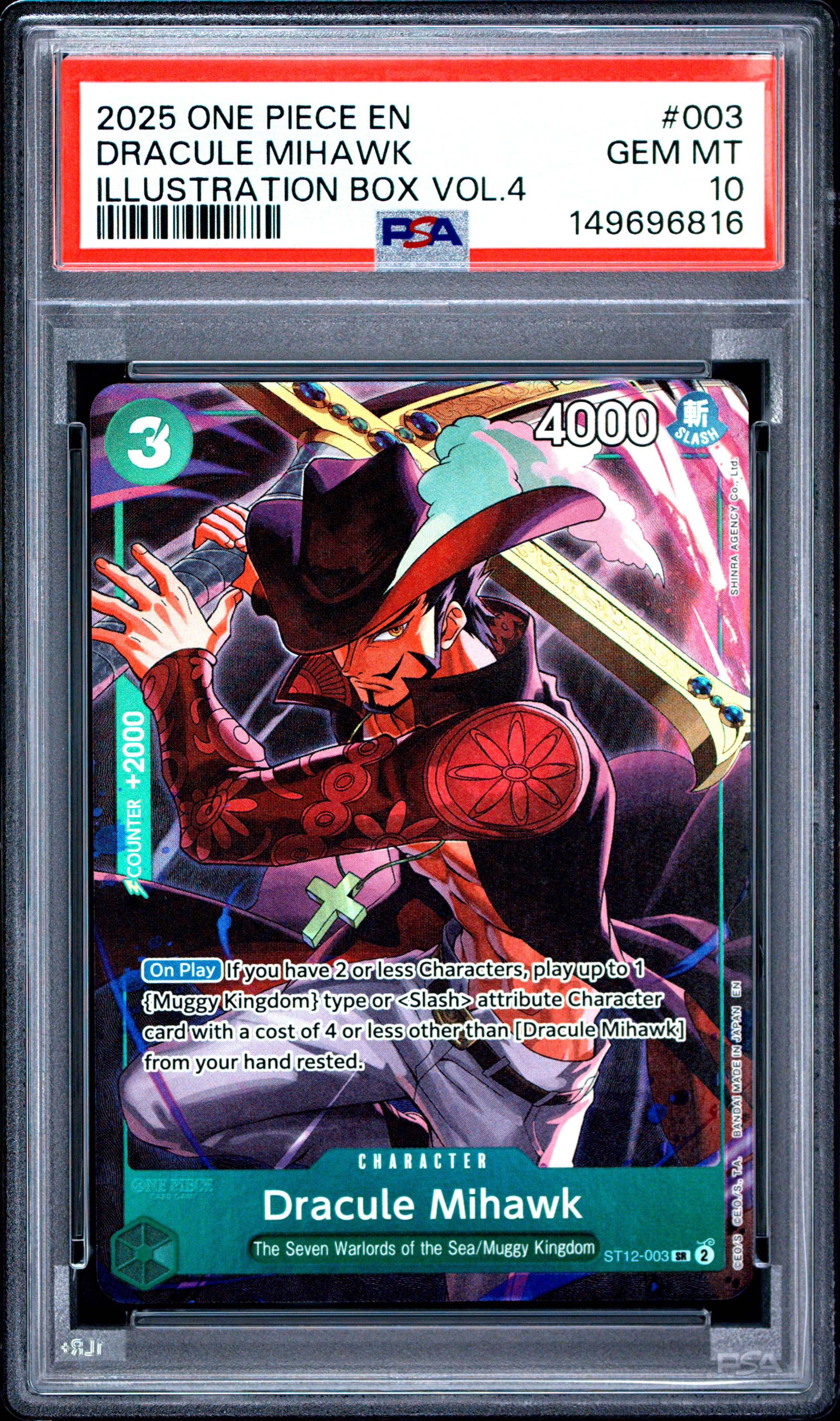 Dracule Mihawk card artwork